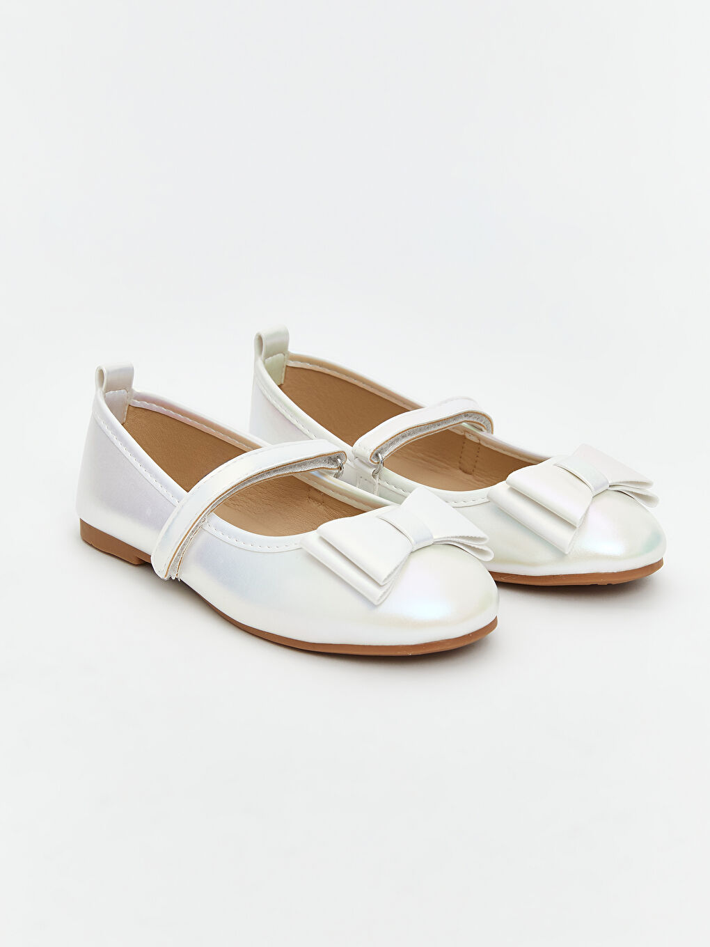 Bow Detailed Baby Girl Flats