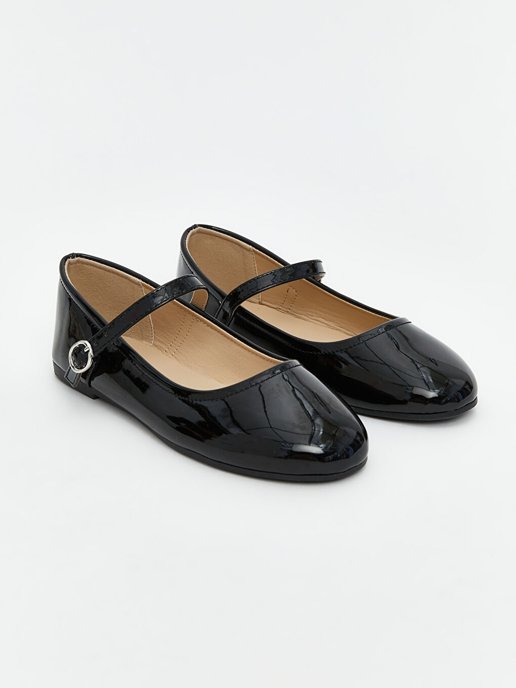 Shiny Looking Girl's Flats -W56744Z4-HUC