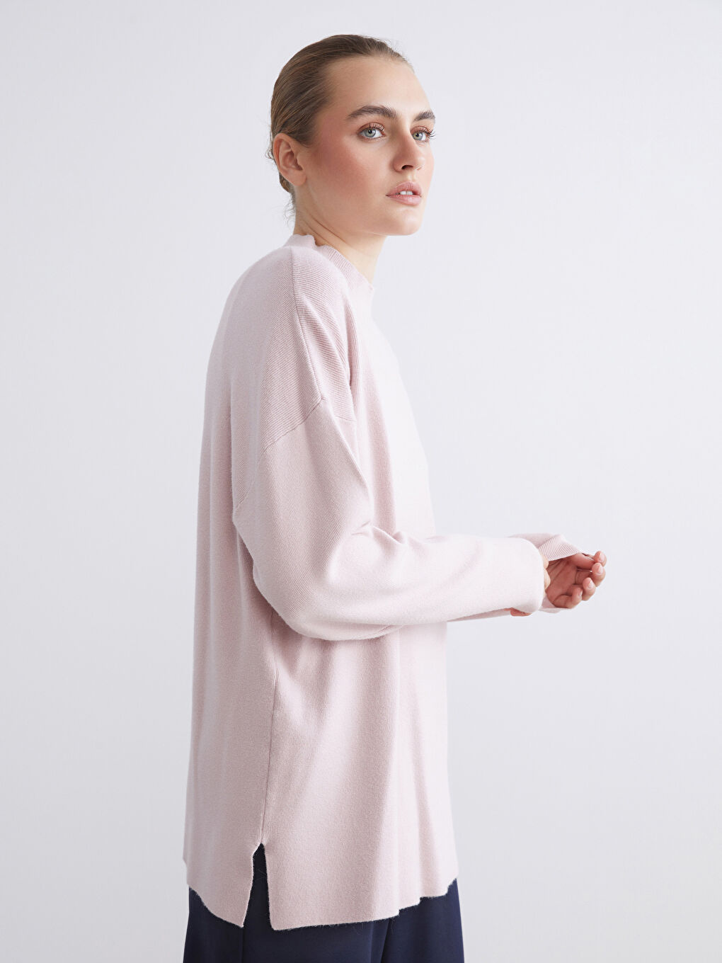 Half Turtleneck Women's Knitwear Sweater