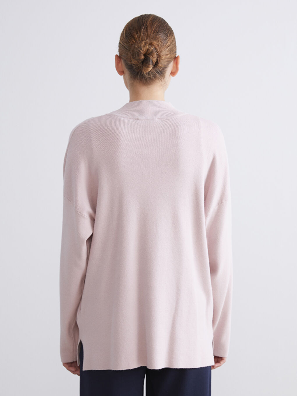 Half Turtleneck Women's Knitwear Sweater-3