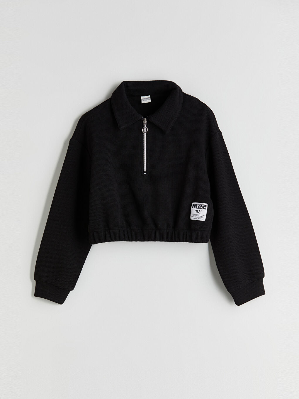 Polo Neck Girls' Tracksuit Set-1