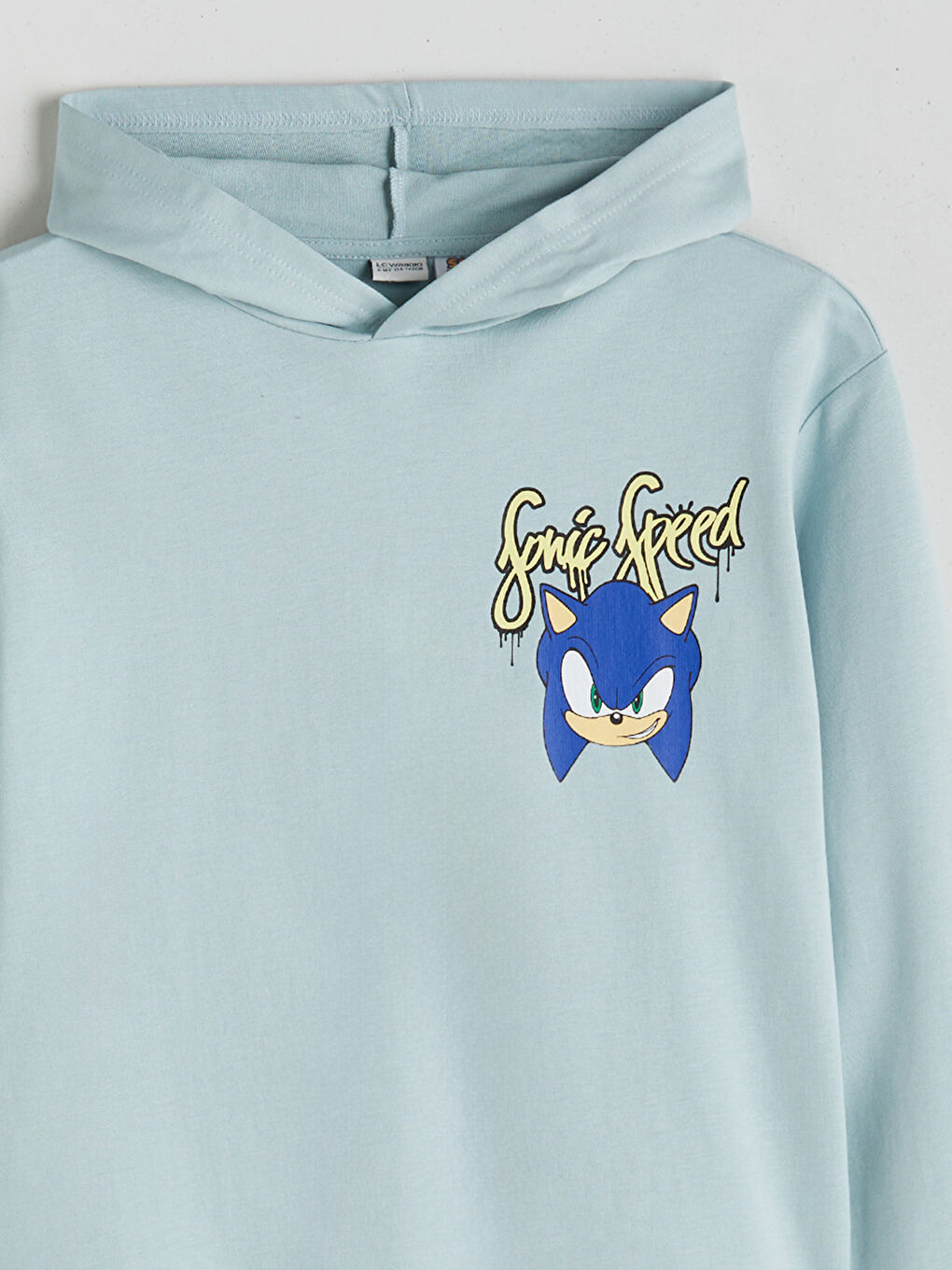 Hooded Sonic Printed Boys' Sweatshirt-2