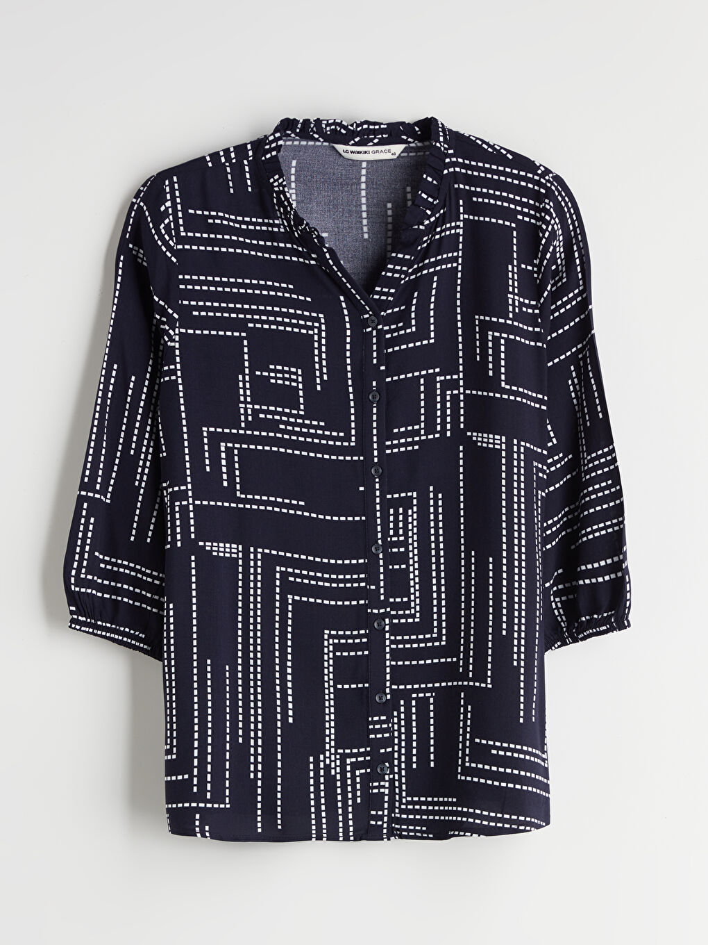 LCW Grace Woman NAVY Blouse -W56812Z8-LSJ