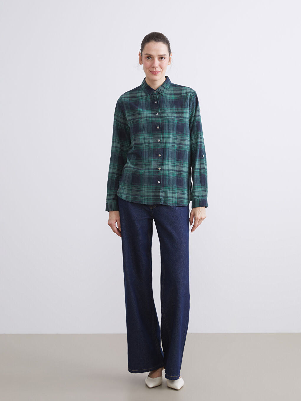 Plaid Women's Lumberjack Shirt-1