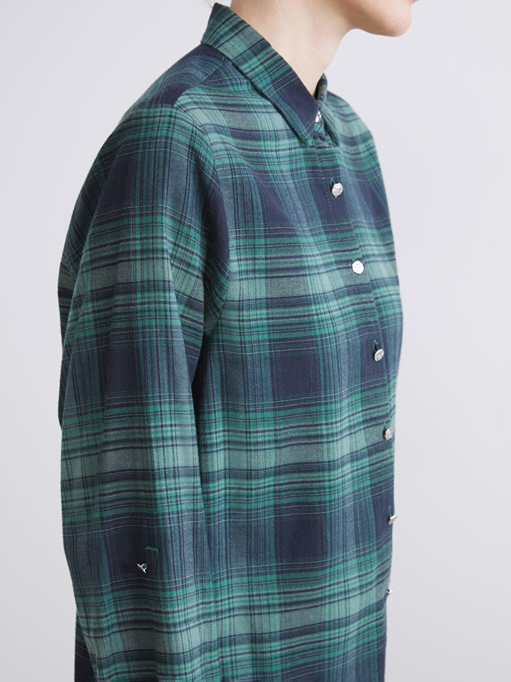 Plaid Women's Lumberjack Shirt-2
