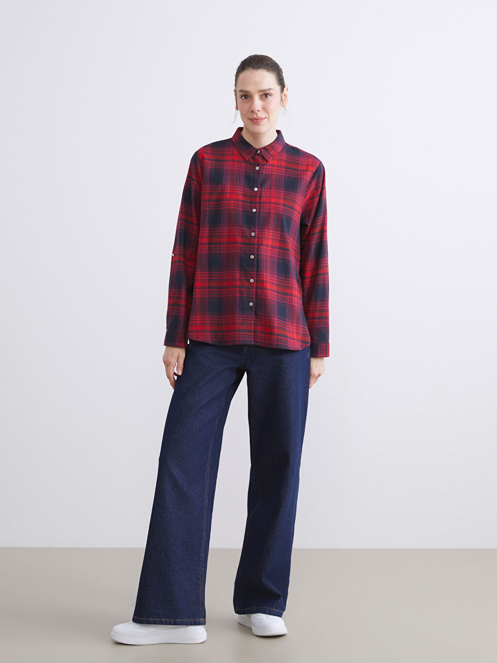 Plaid Women's Lumberjack Shirt-1