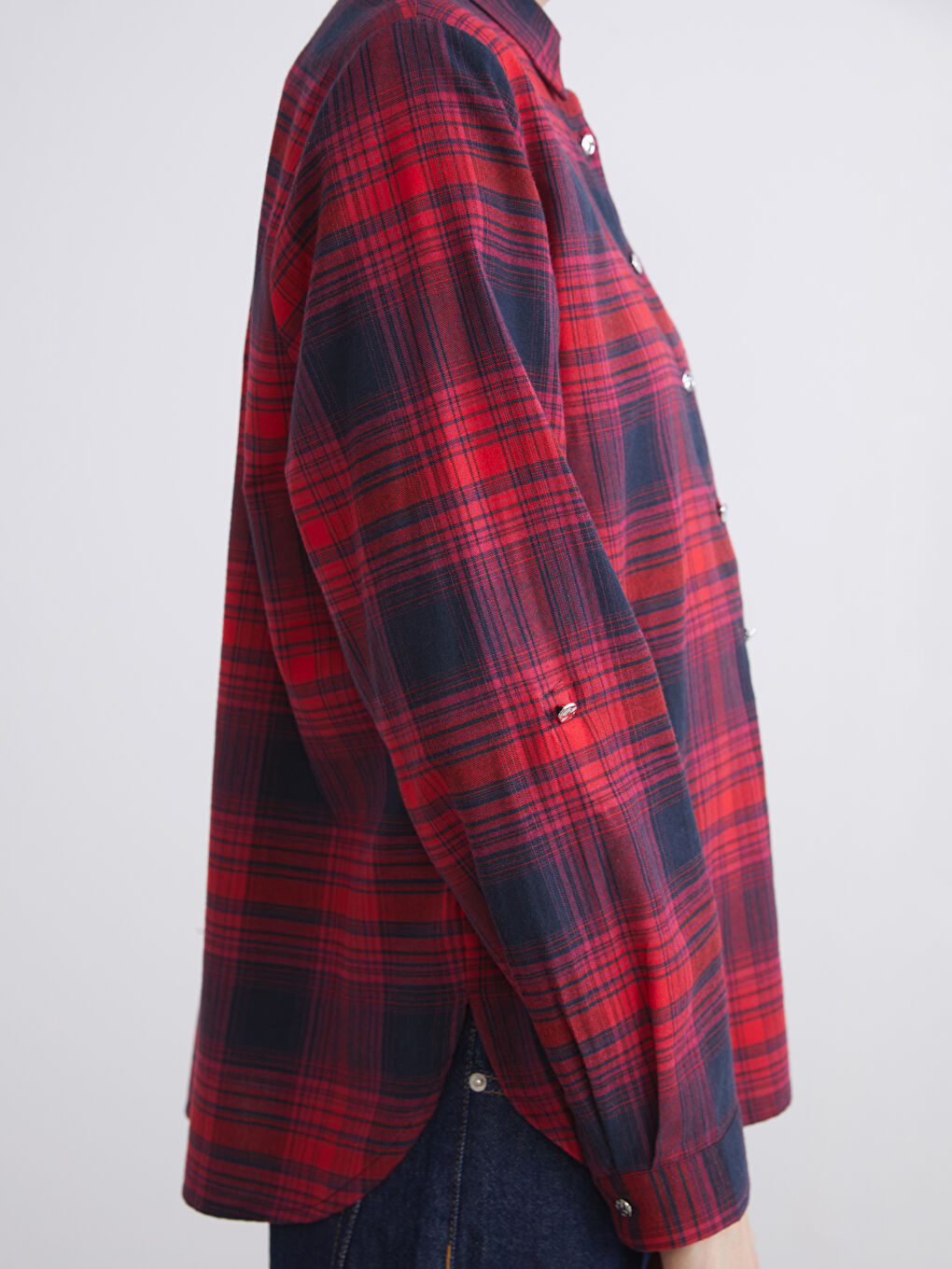 Plaid Women's Lumberjack Shirt-2