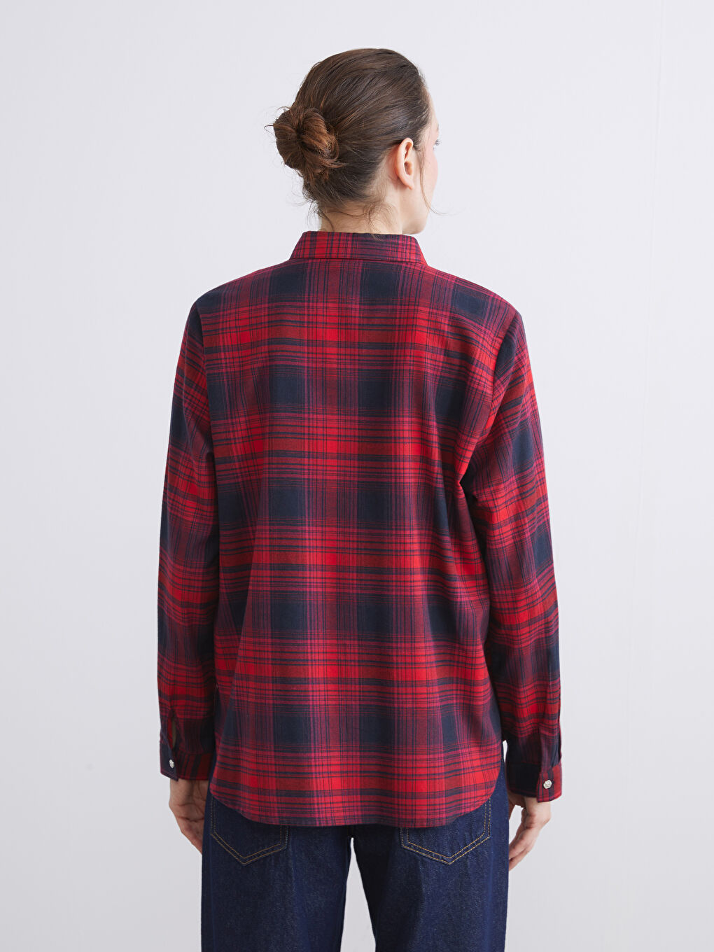 Plaid Women's Lumberjack Shirt-3