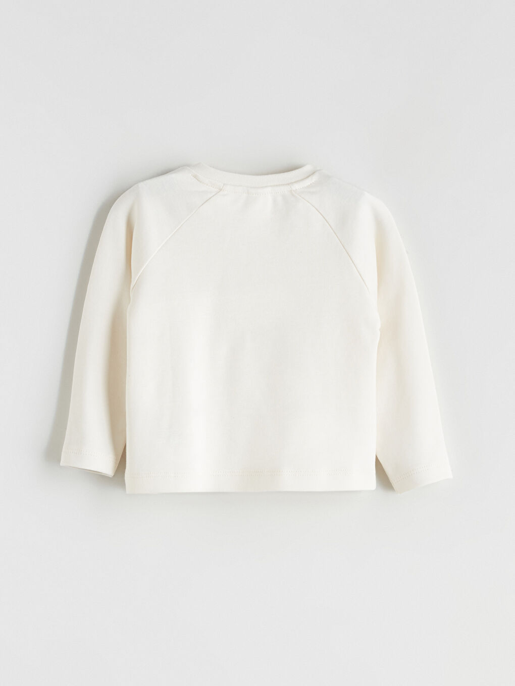 Bej Bisiklet Yaka Baskılı Kız Bebek Pijama Takımı-4