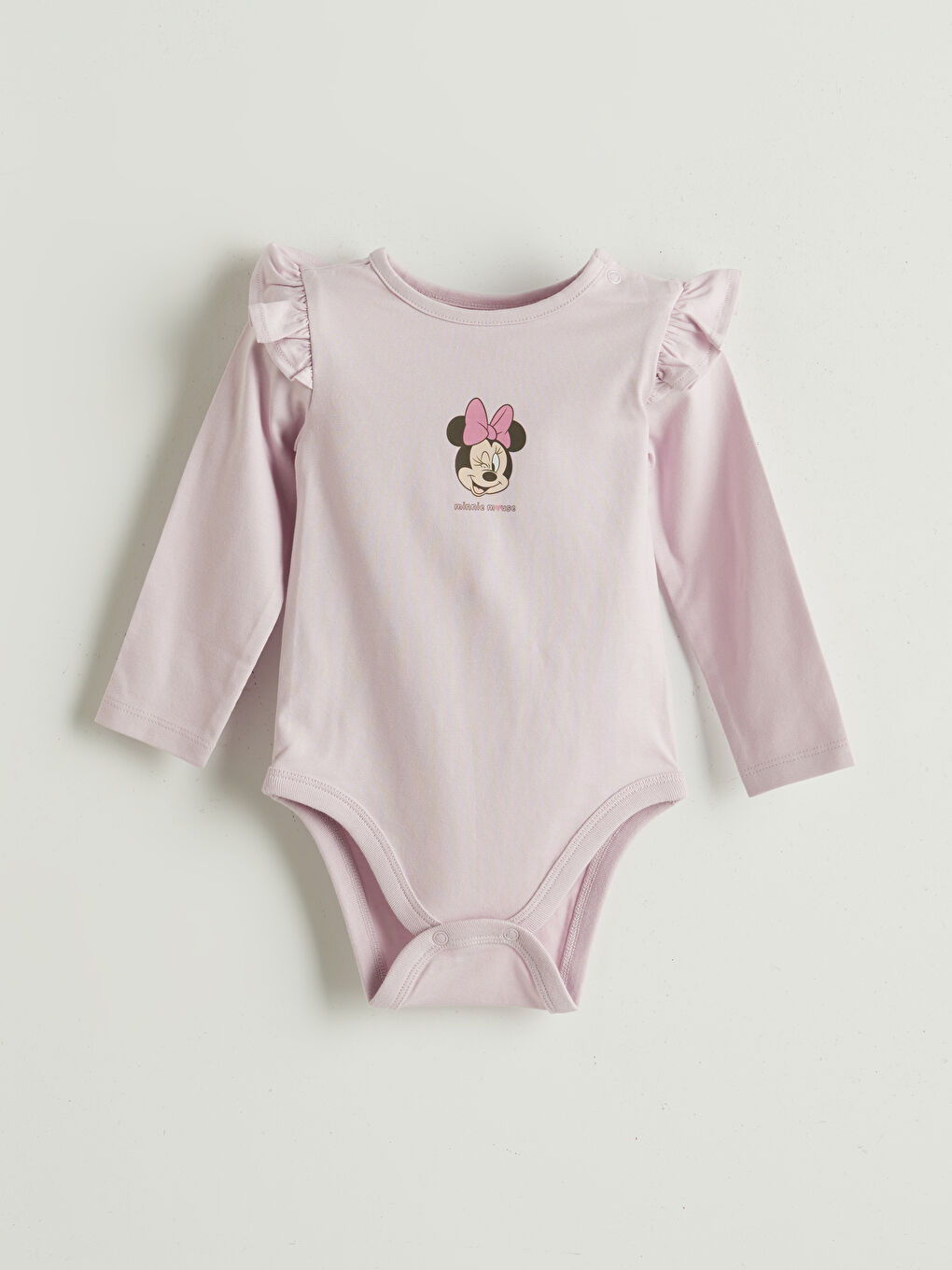 LCW baby Komplet Bodi sa drikerima i helanke za bebe devojčice sa štampom Mini Maus 2 komada -W56848Z1-PCX