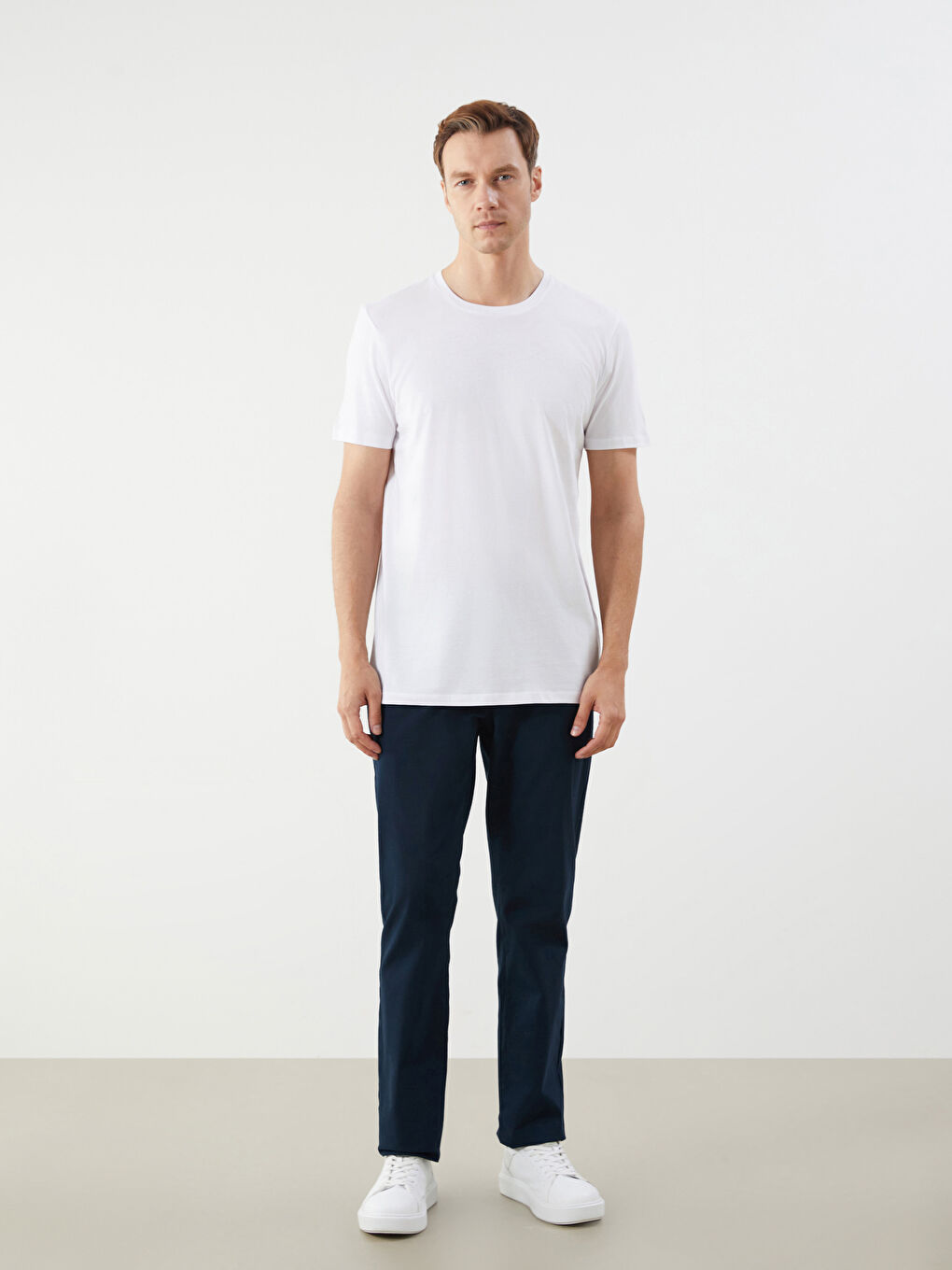 Crew Neck Jersey Men's T-Shirt-1