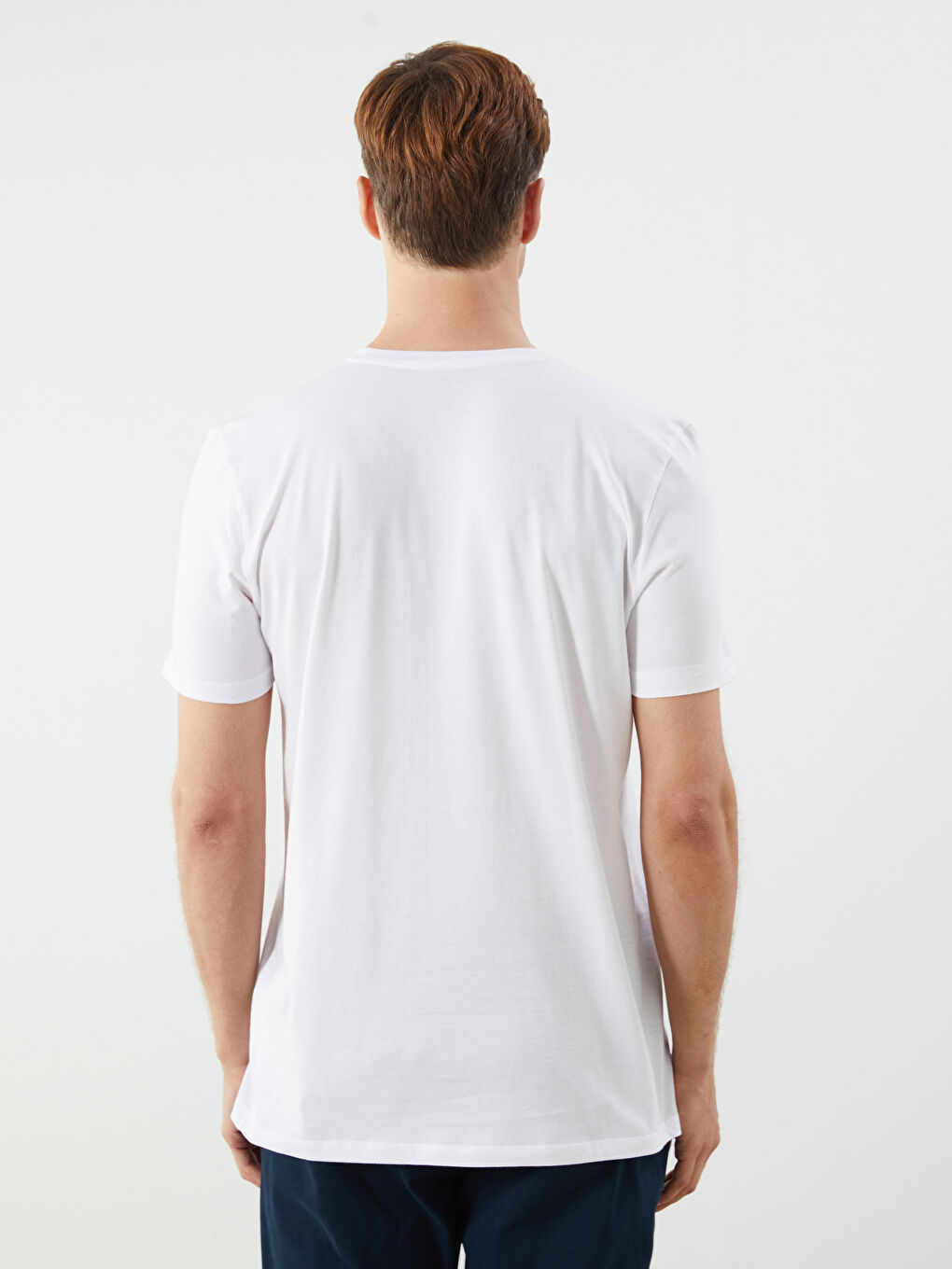 Crew Neck Jersey Men's T-Shirt-3