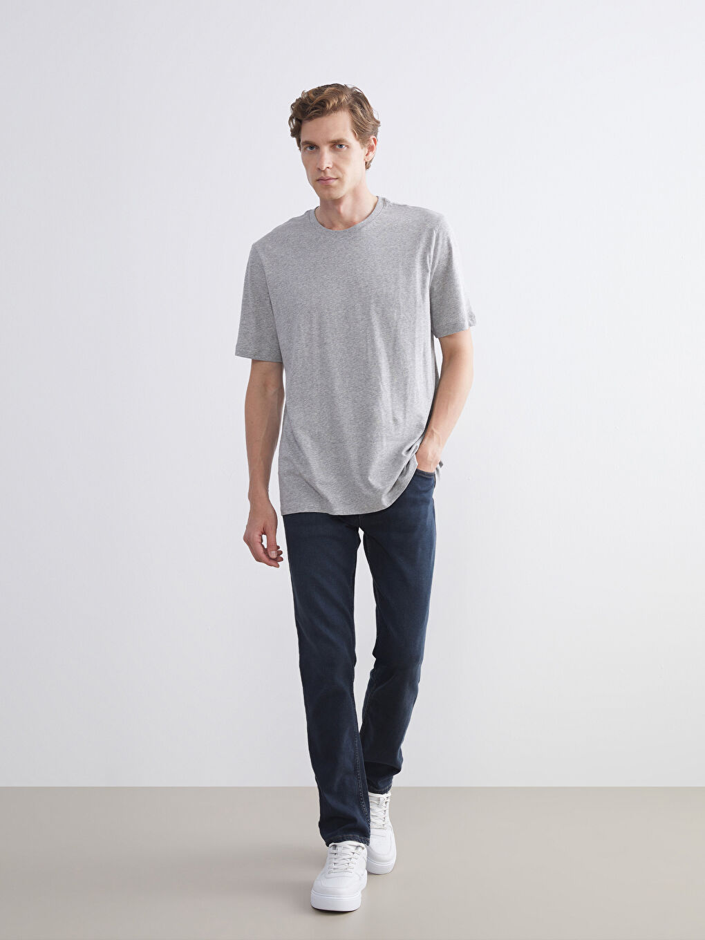 Crew Neck Short Sleeve Men's T-Shirt-1