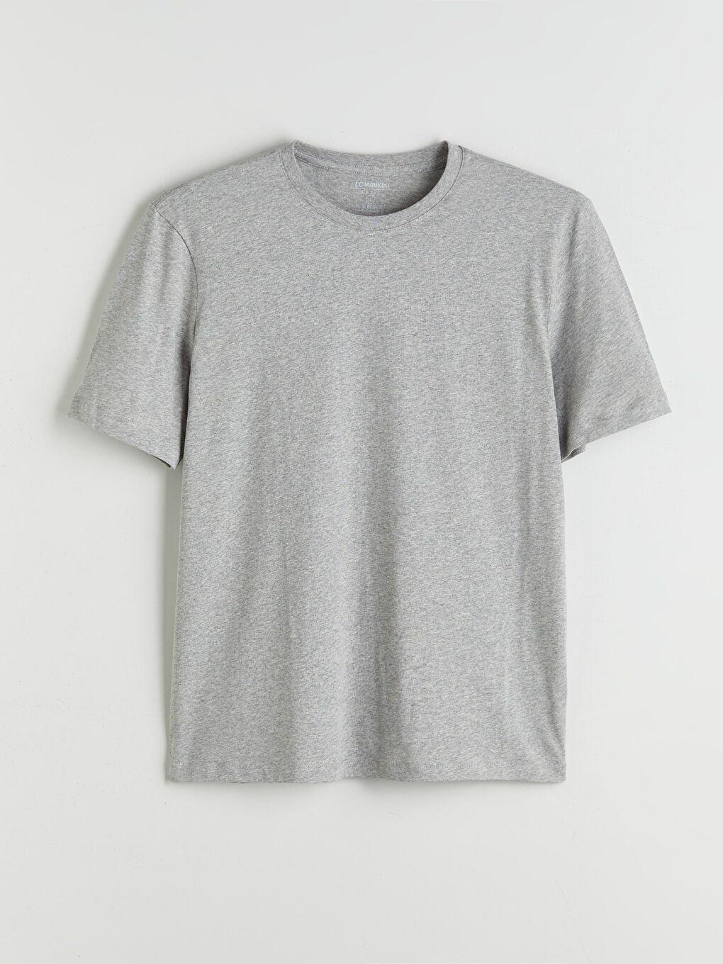 Crew Neck Short Sleeve Men's T-Shirt-4