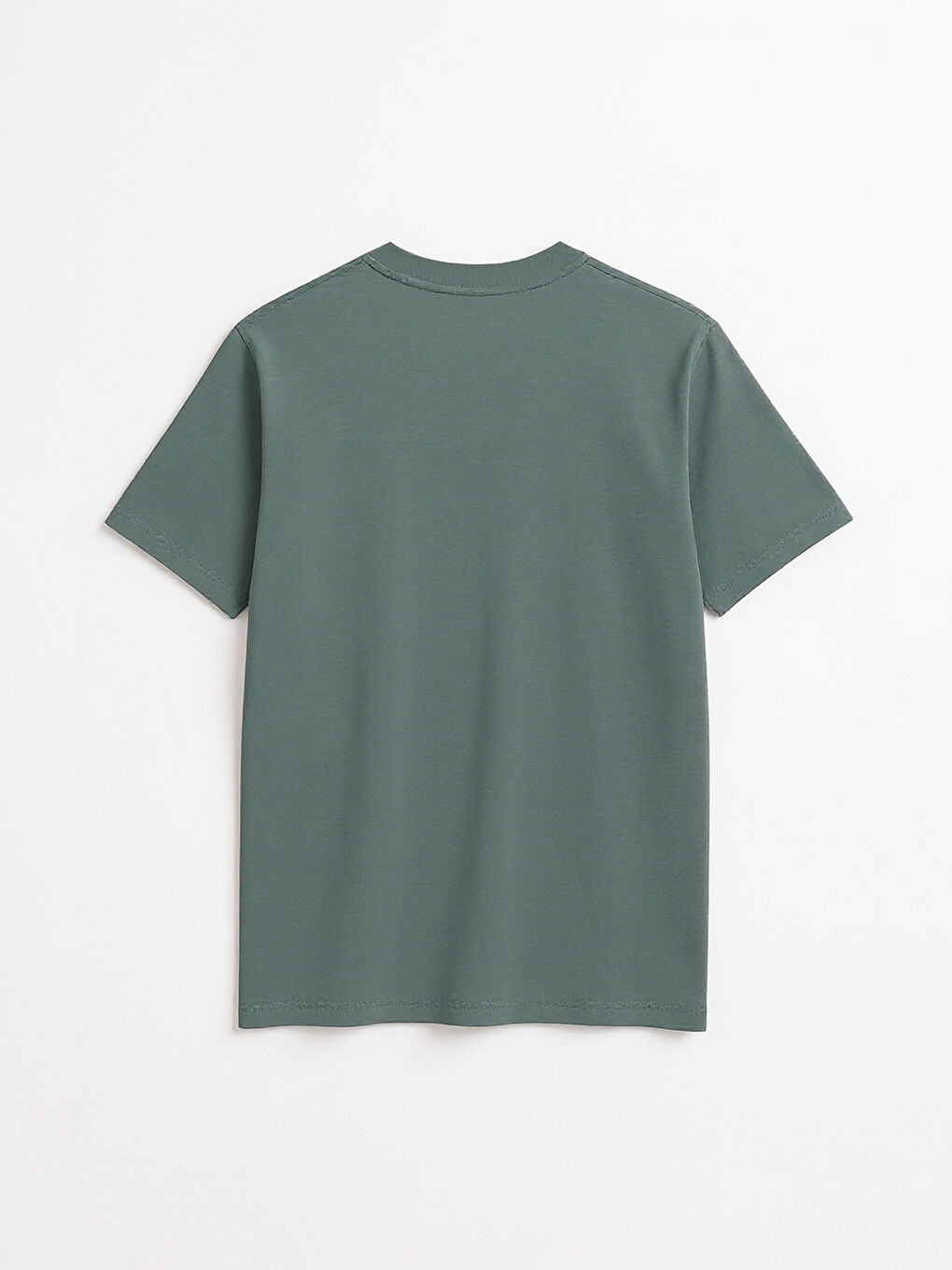 T-shirt à Manches Courtes pour Hommes avec Col Rond-6
