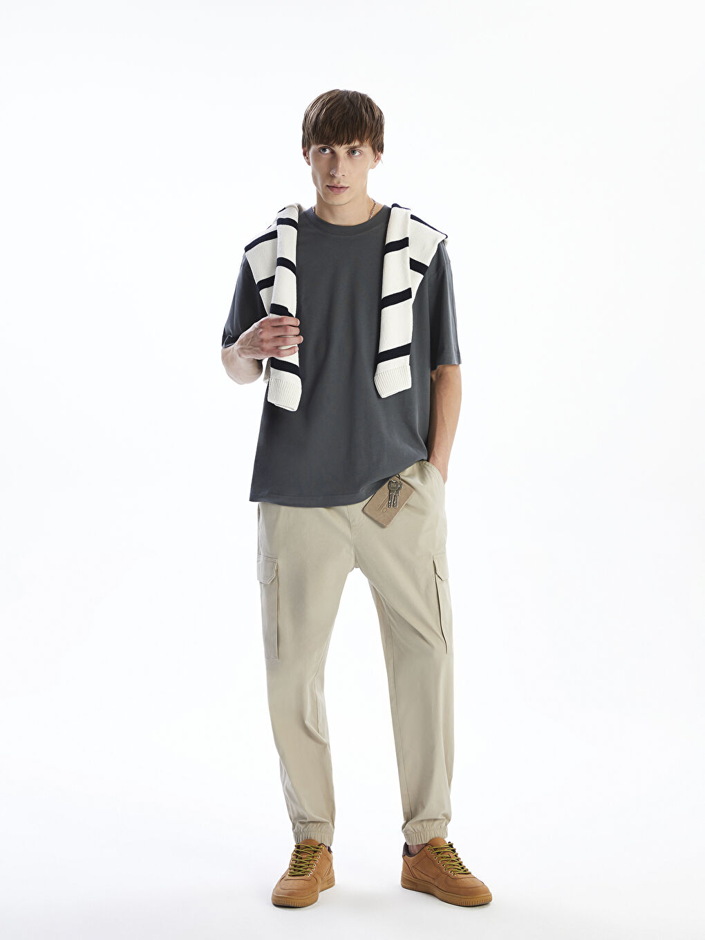 Crew Neck Jersey Men's T-Shirt-1