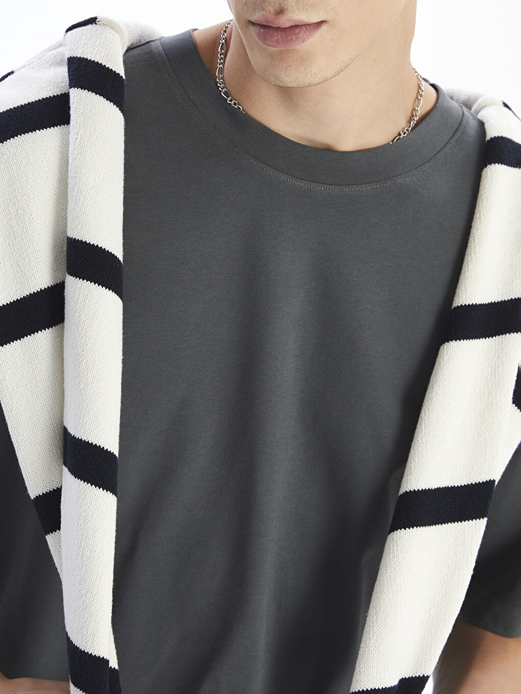 Crew Neck Jersey Men's T-Shirt-2