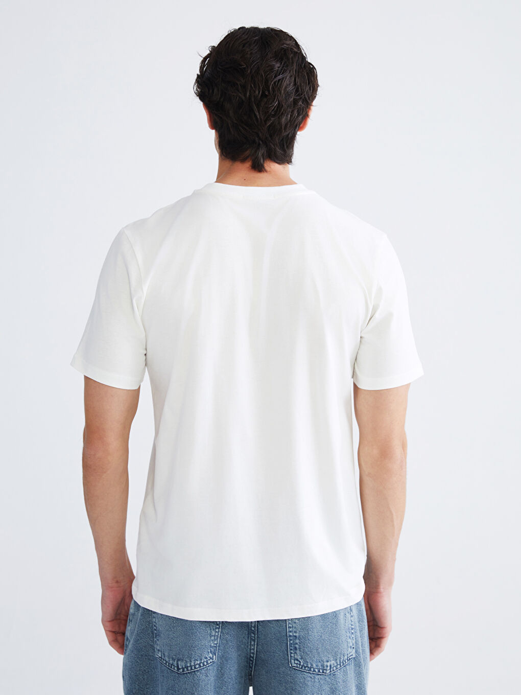 Crew Neck Jersey Men's T-Shirt-3