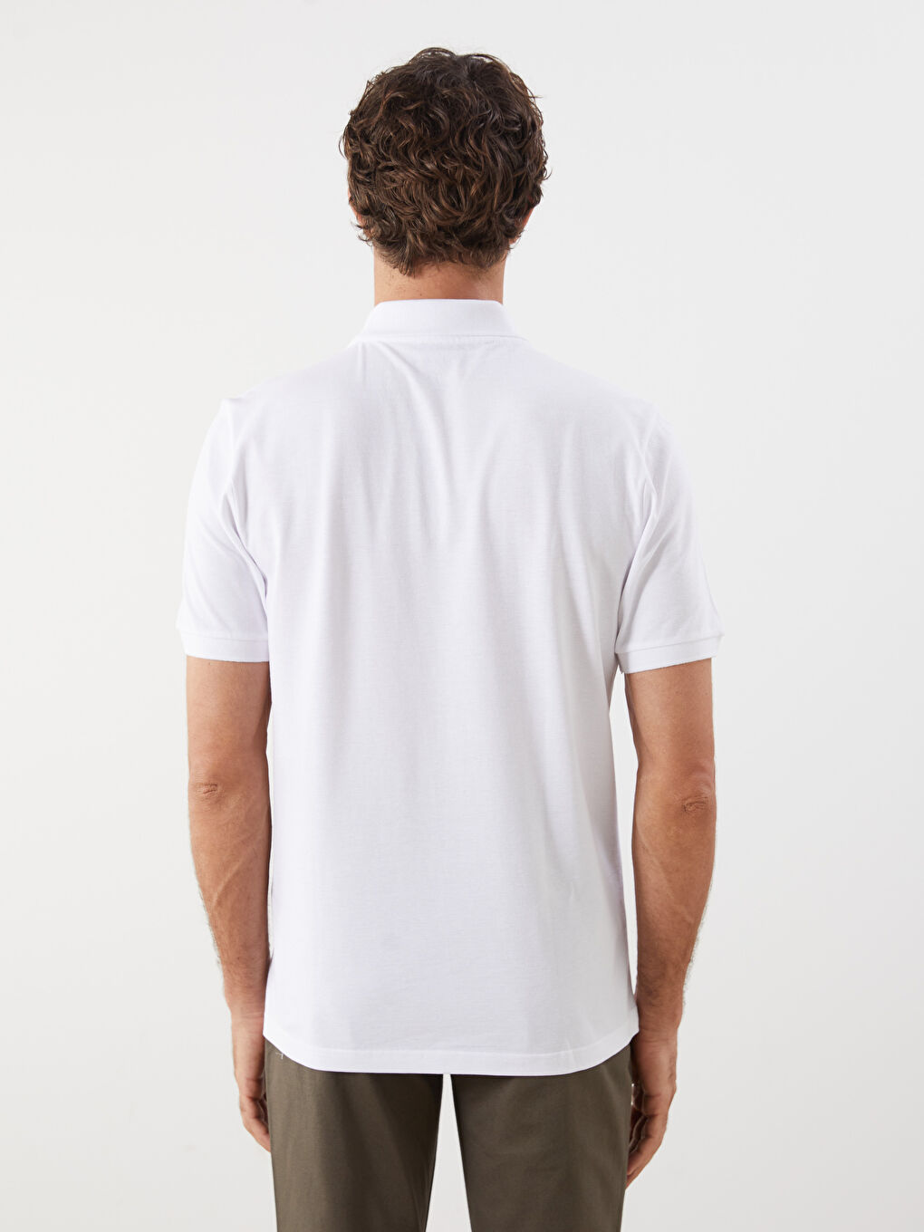 T-shirt pour Hommes en Piqué à Col Polo-3