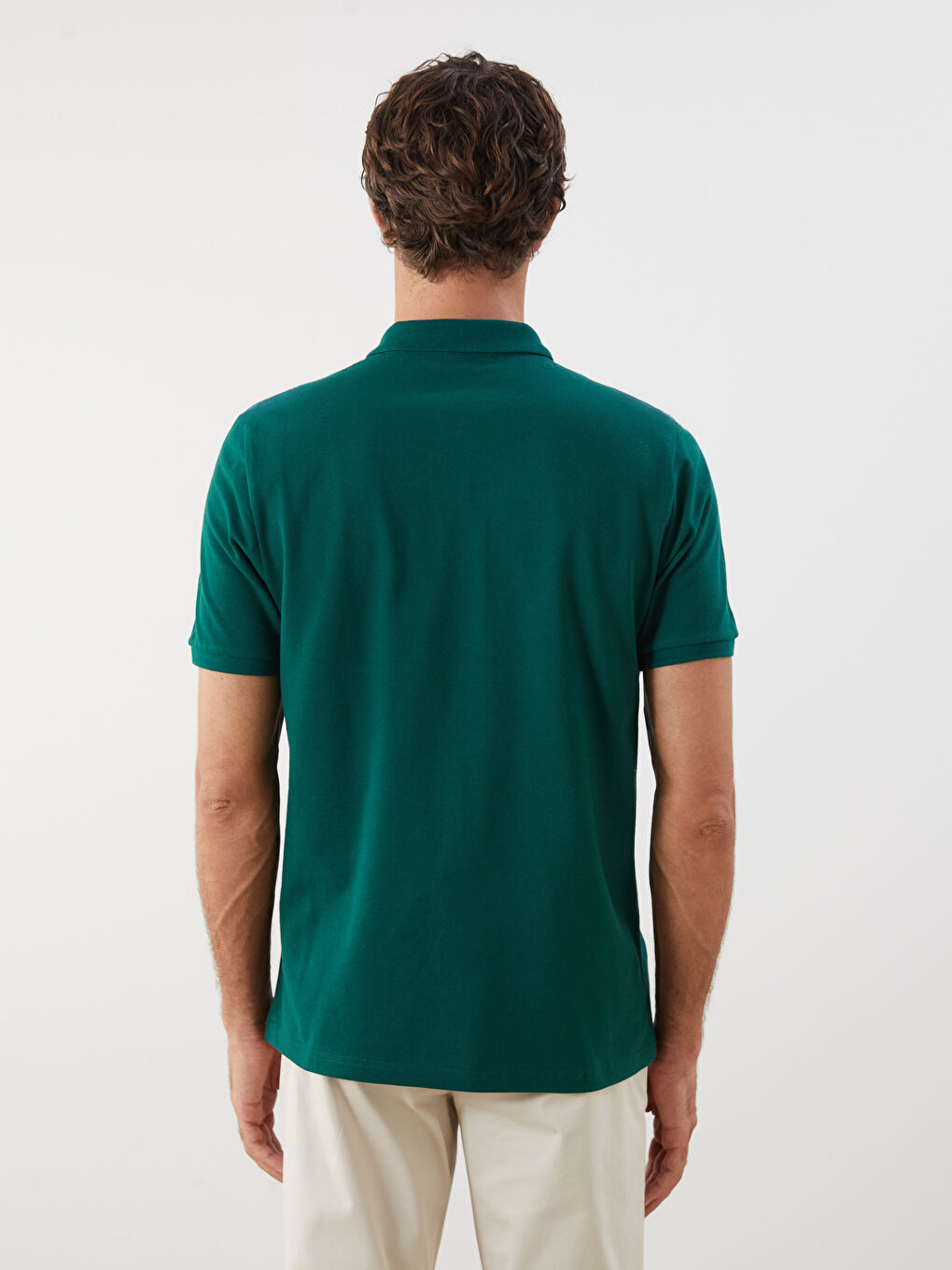 Polo Neck Pique Men's T-Shirt-3