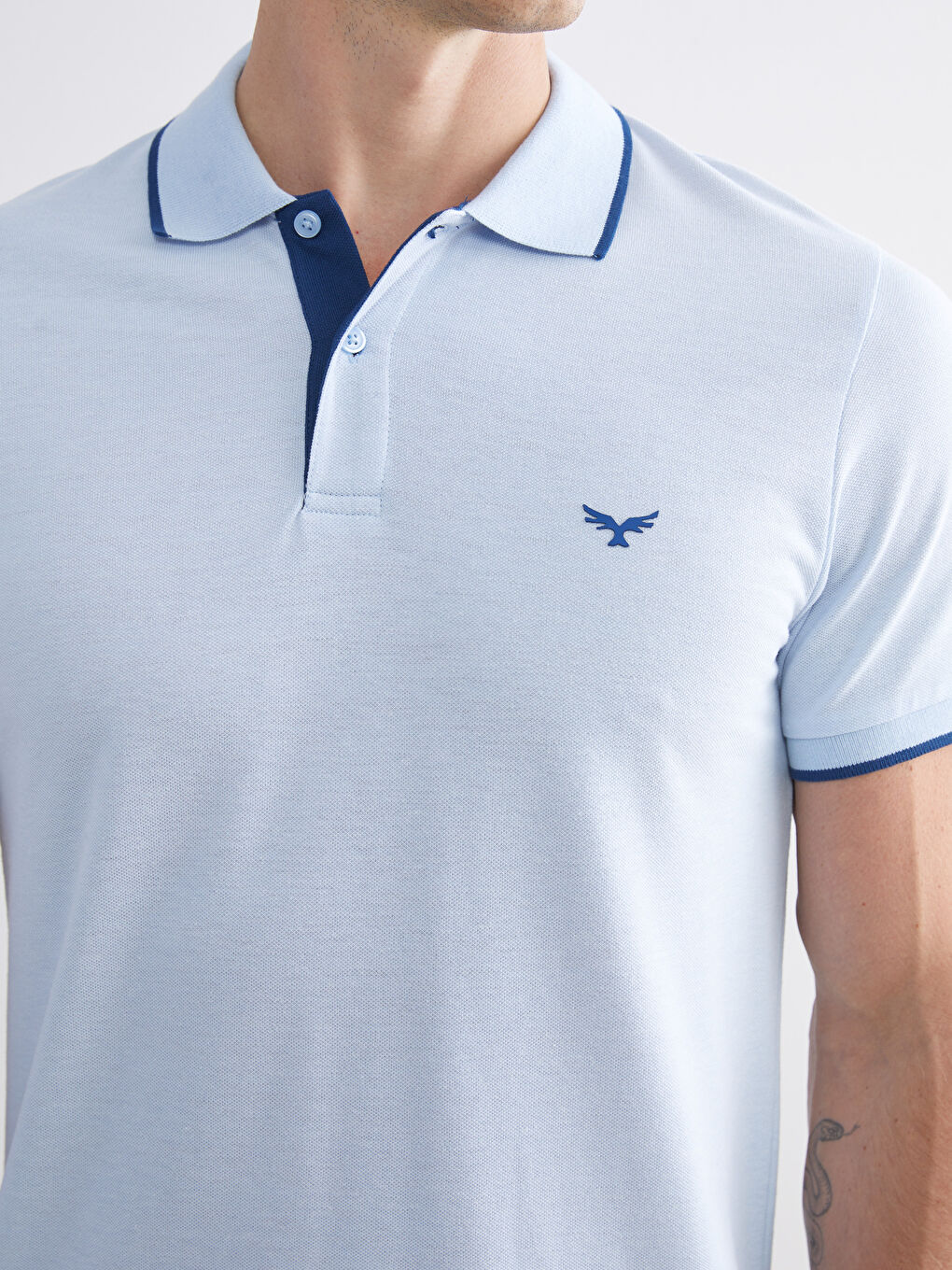 T-shirt pour Hommes en Piqué à Col Polo-2