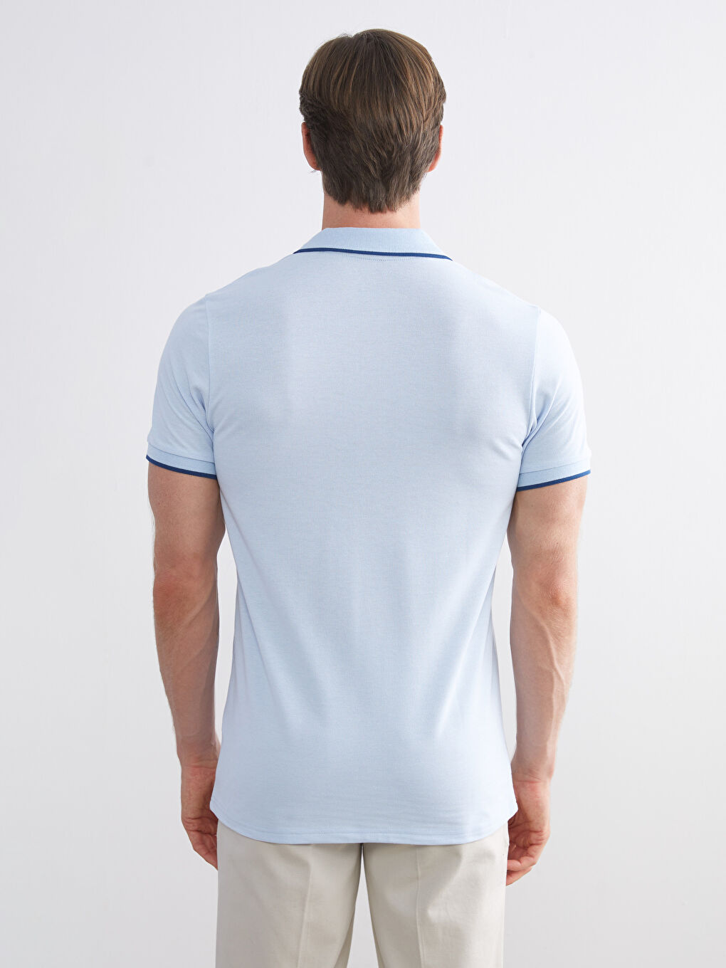 T-shirt pour Hommes en Piqué à Col Polo-3