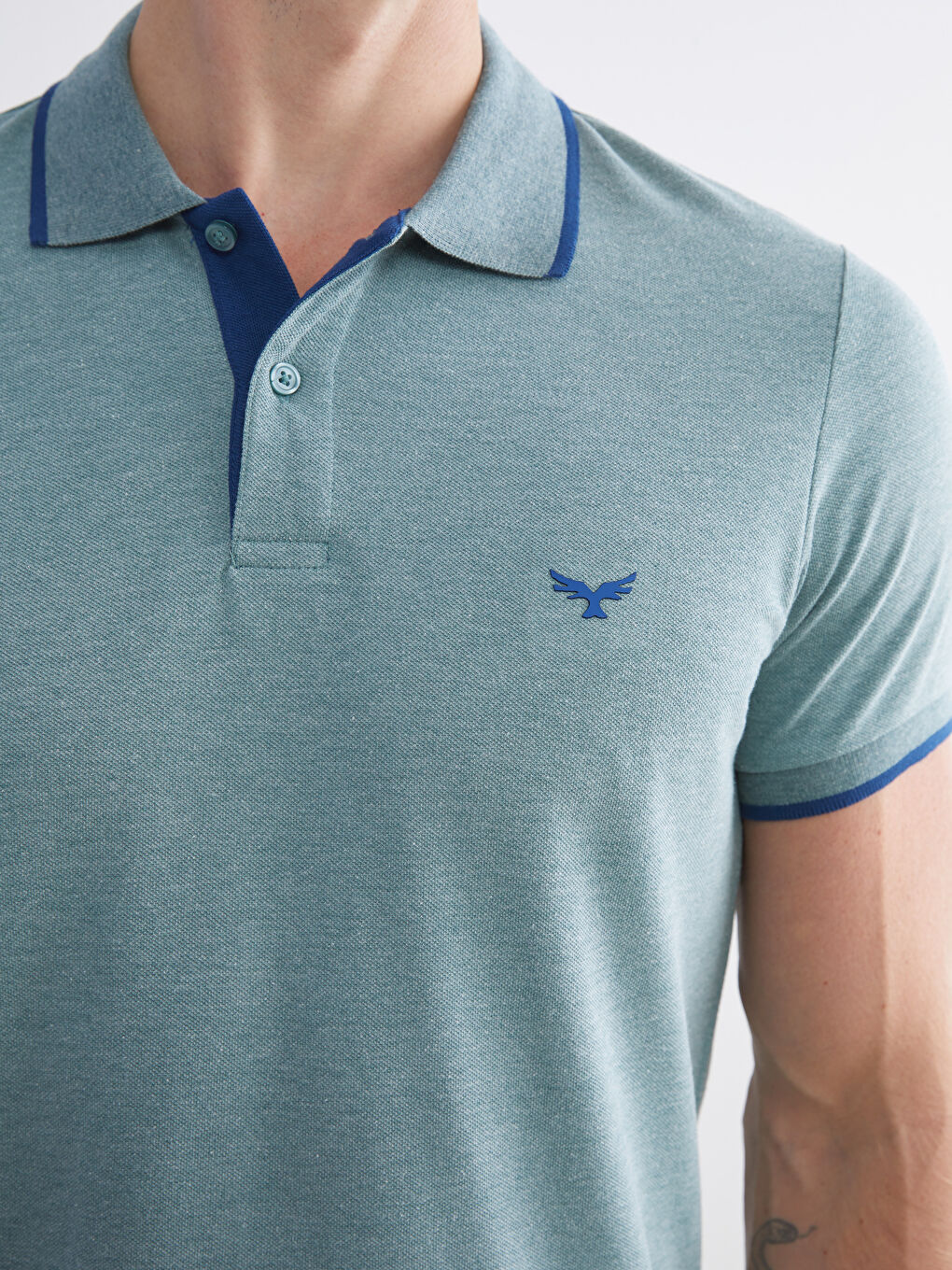 T-shirt pour Hommes en Piqué à Col Polo-2