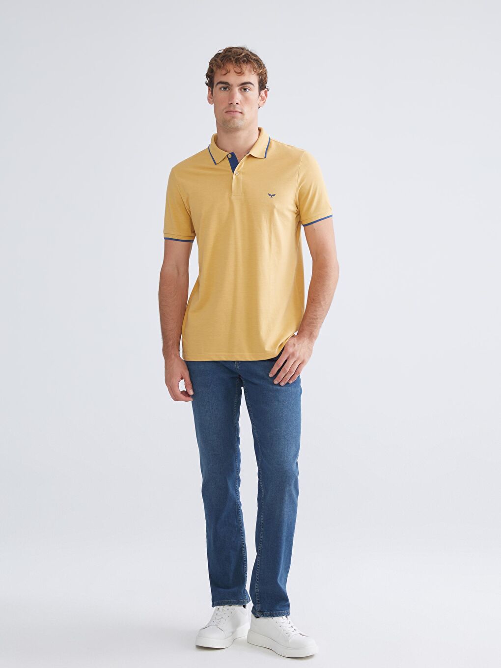 T-shirt pour Hommes en Piqué à Col Polo-1