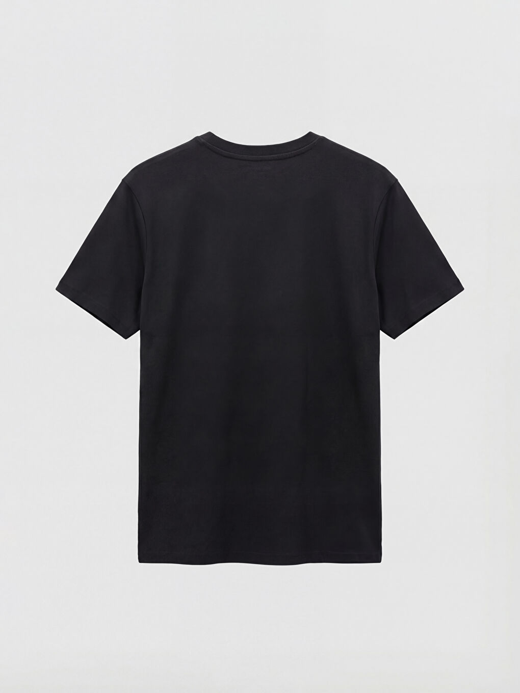 تي شيرت رجالي مطبوع بكول مدور-1