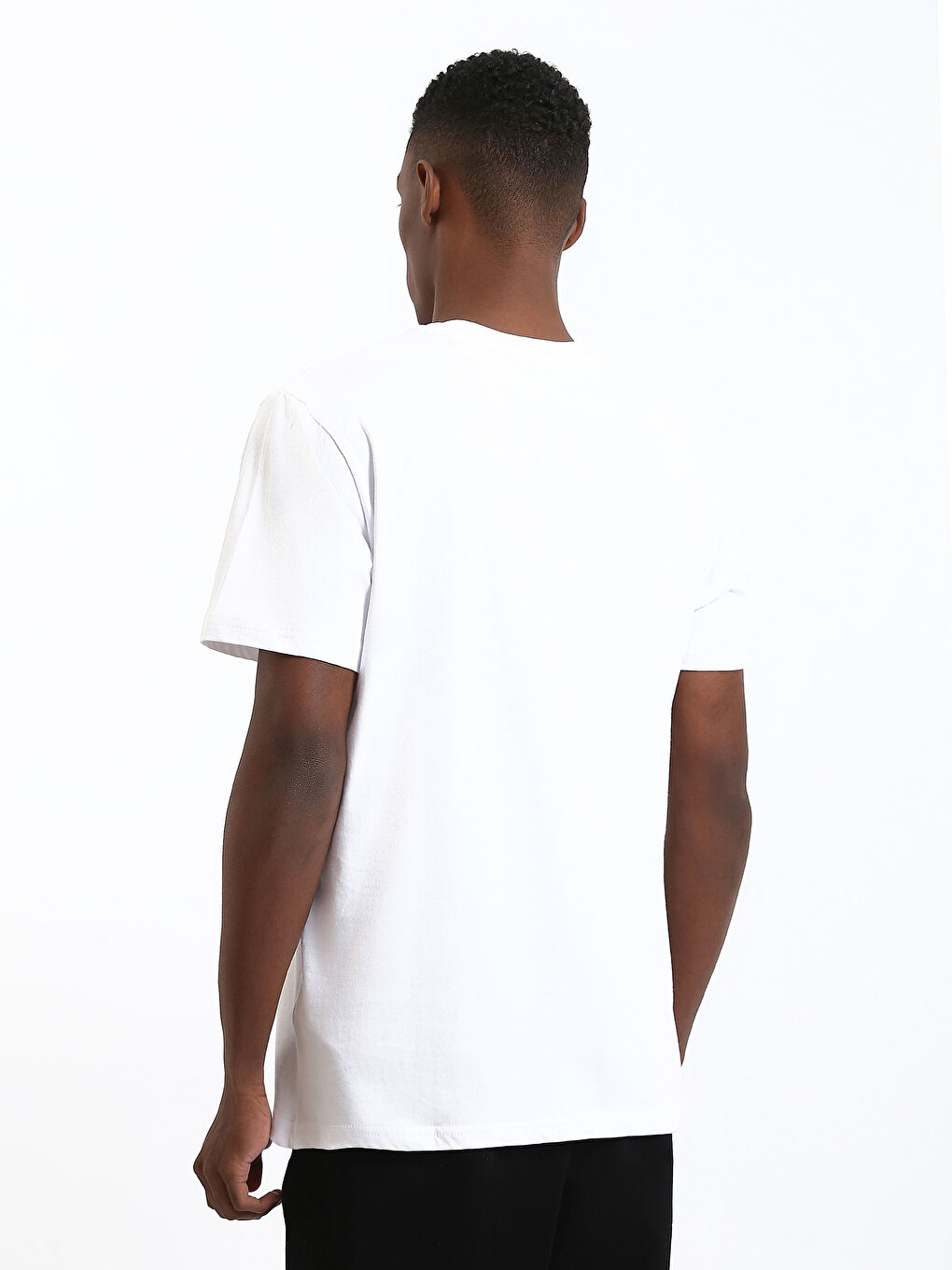 Crew Neck Printed Men's T-Shirt-4