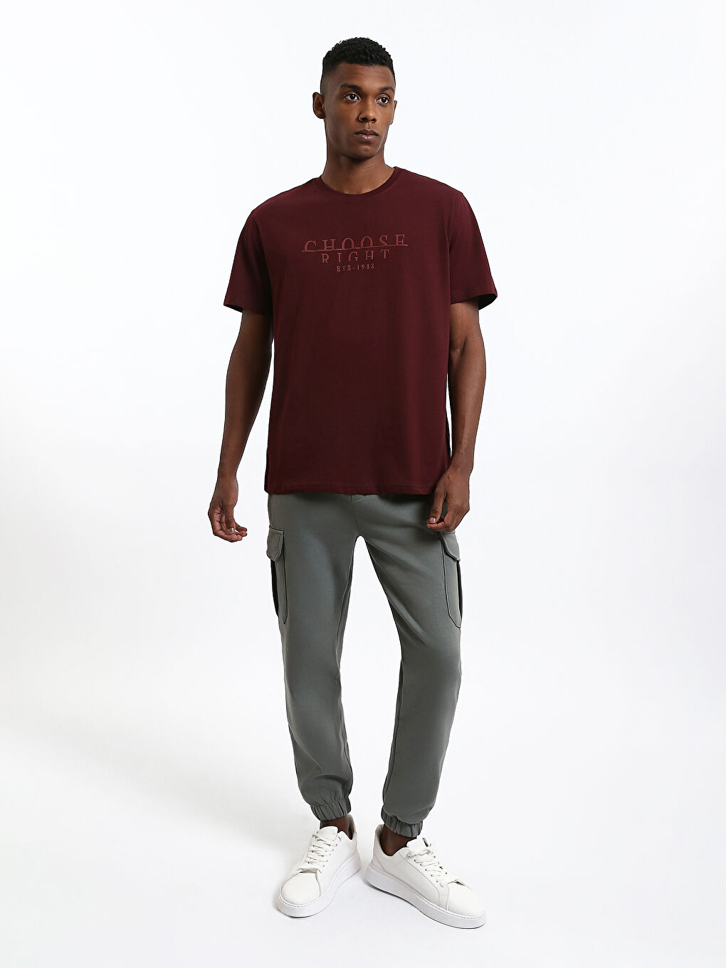 Crew Neck Printed Men's T-Shirt-1