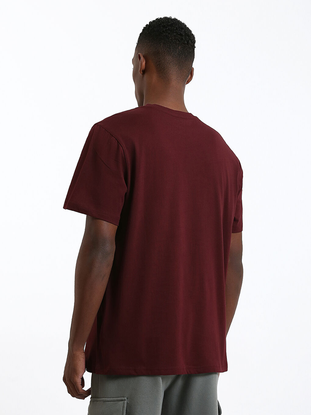 Crew Neck Printed Men's T-Shirt-4