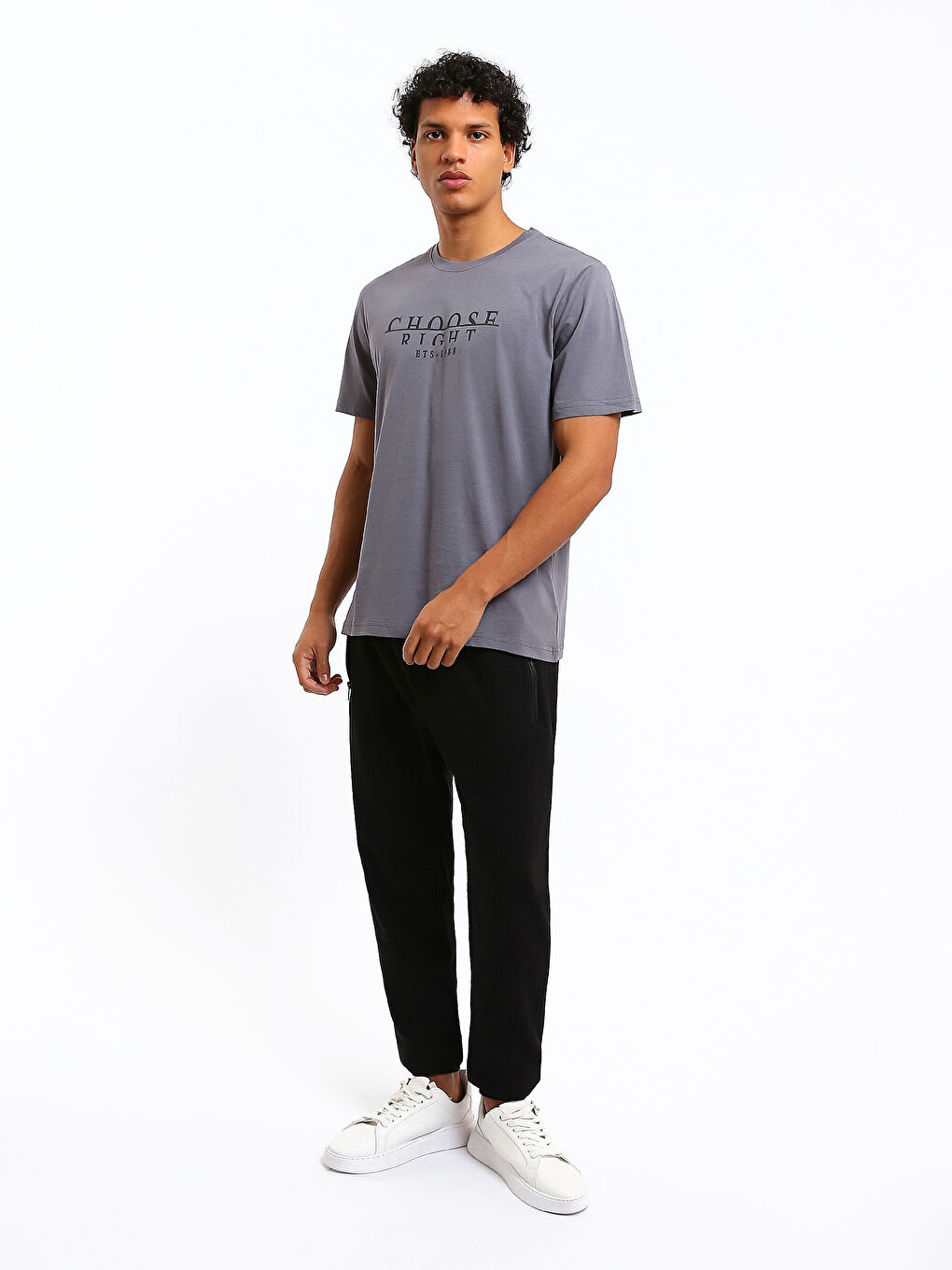 Crew Neck Printed Men's T-Shirt-1