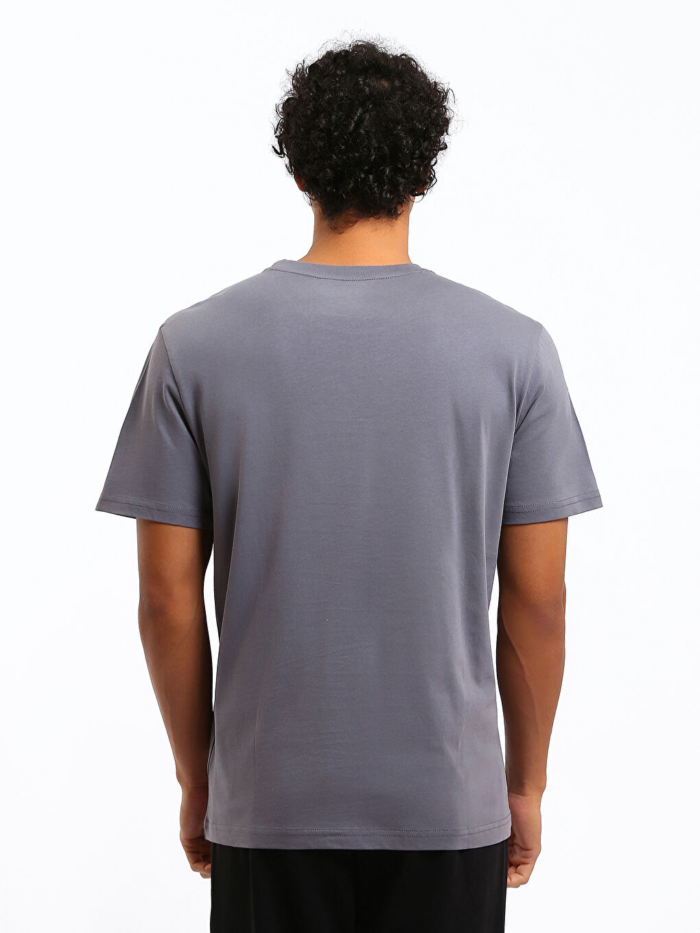 Crew Neck Printed Men's T-Shirt-4