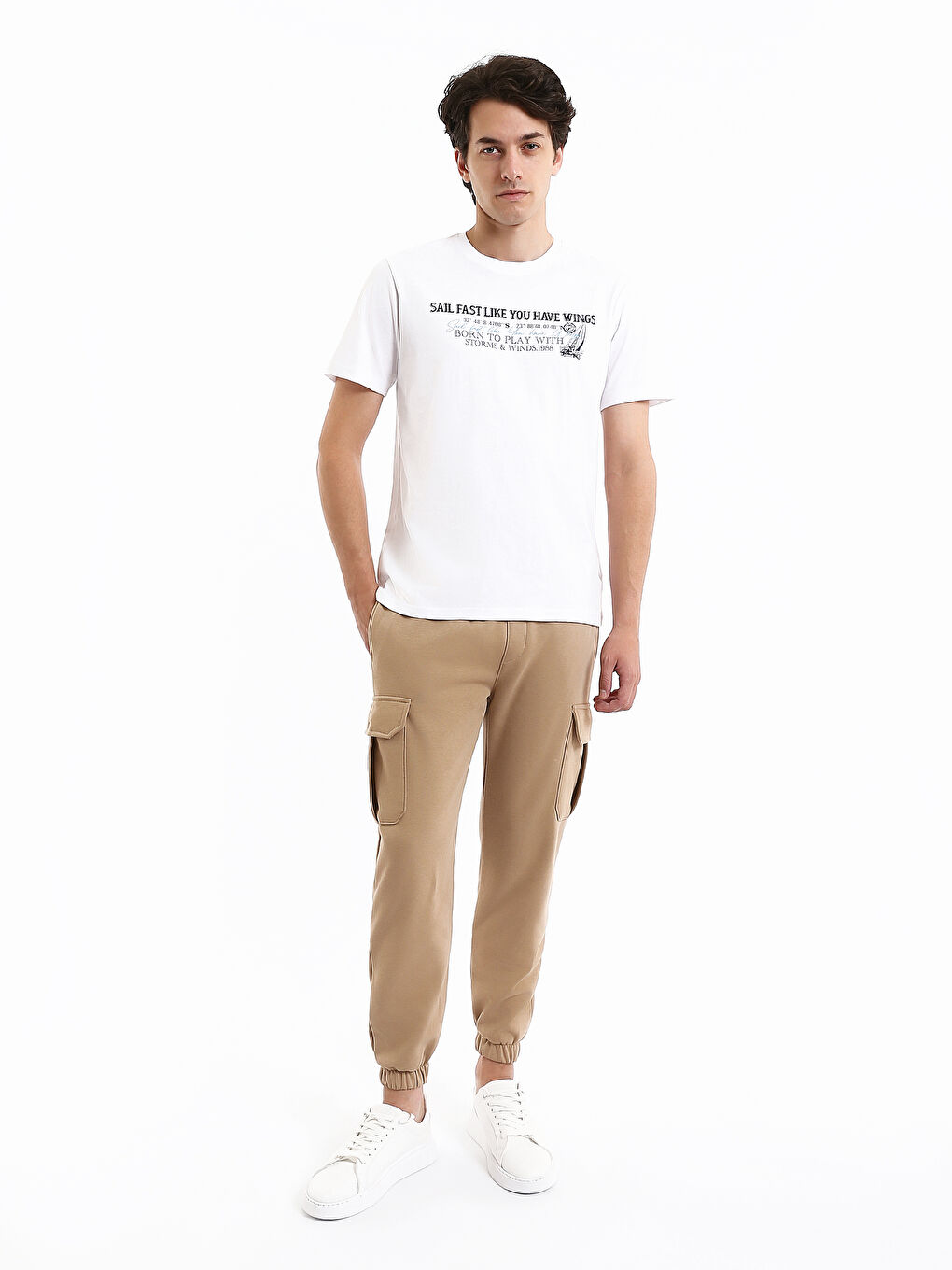 Crew Neck Printed Men's T-Shirt-1