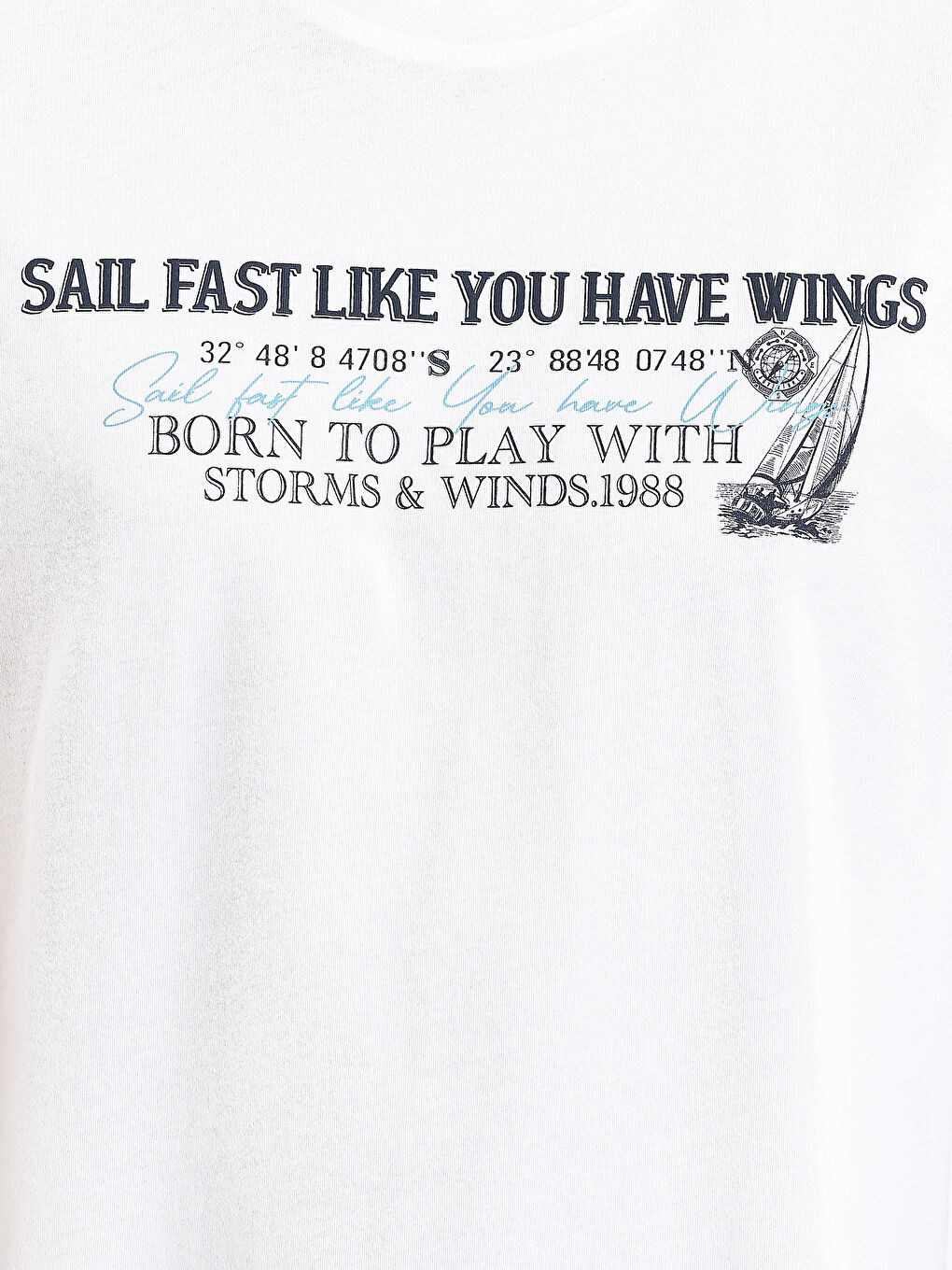 Crew Neck Printed Men's T-Shirt-2