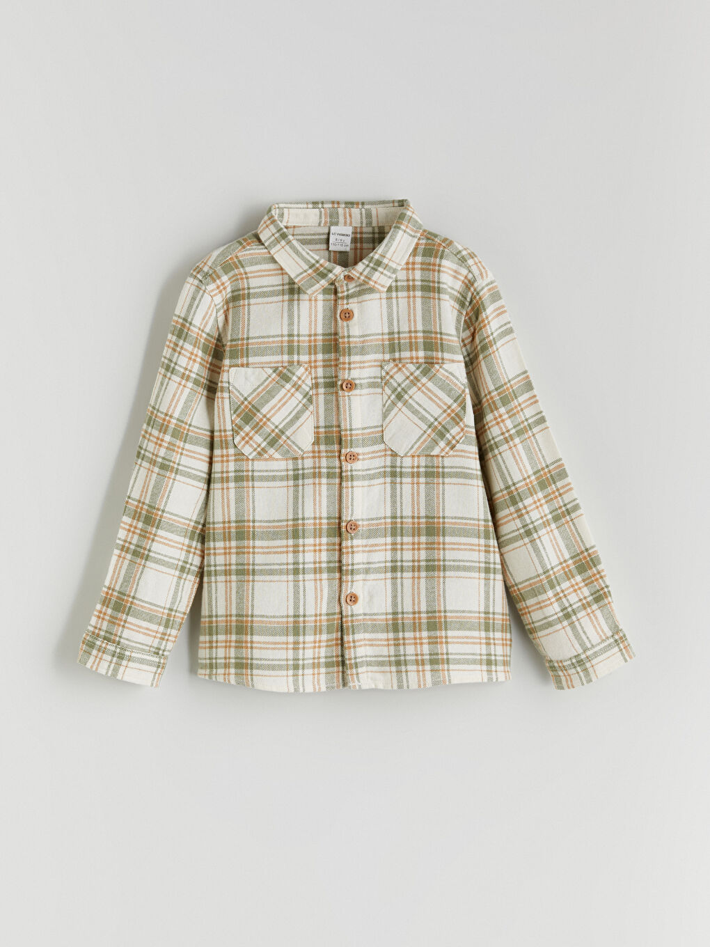 LCW Kids Regular Fit Plaid Boys' Lumberjack Shirt -W56871Z1-LME