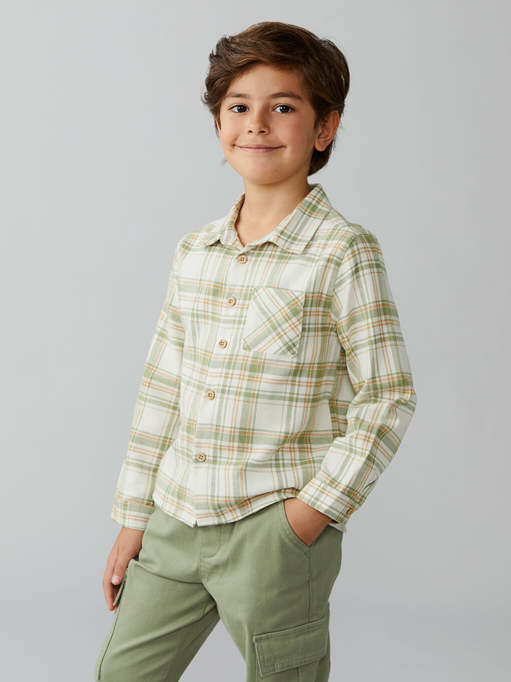 Regular Fit Plaid Boys' Lumberjack Shirt