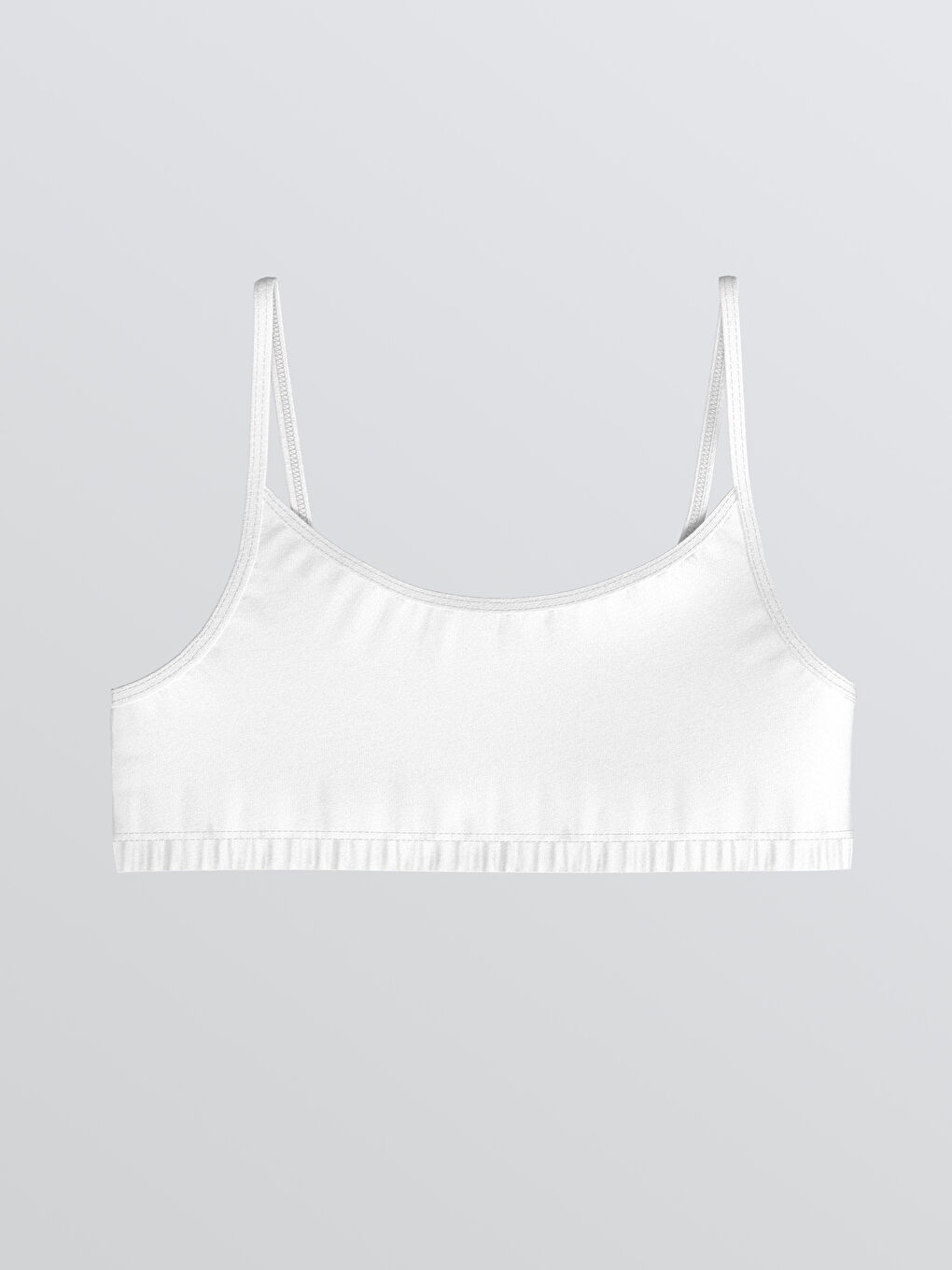 Basic Girls' Bustier Top 2 Pack-2