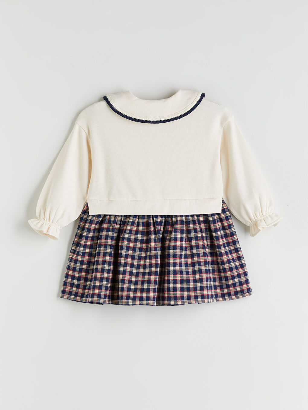 LCW Kids Peter Pan Collar Girls' Dress -W56893Z1-FRC