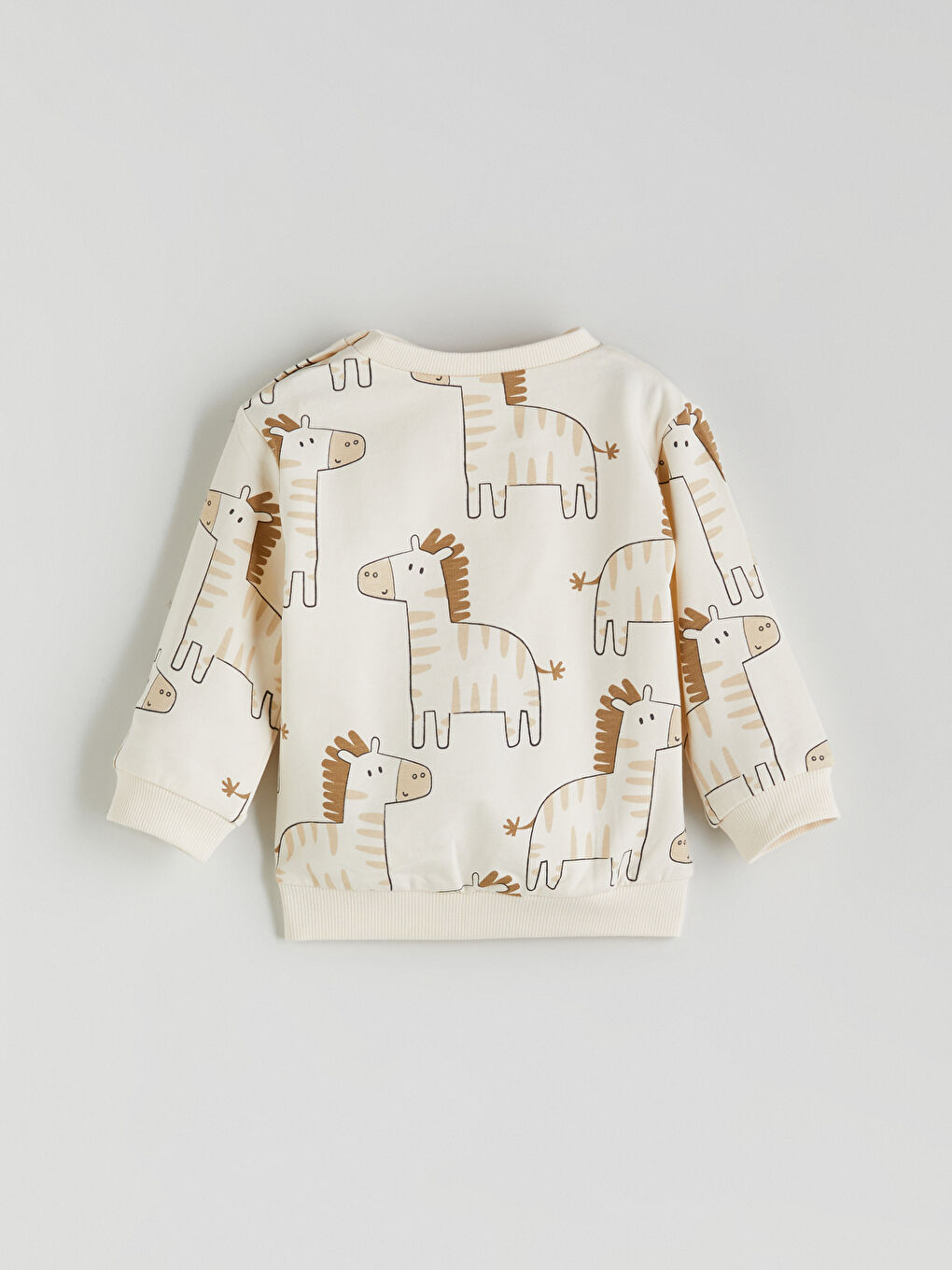 LCW baby Printed Baby Boy Sweatshirt And Sweatpants Set (2 Pieces) -W56917Z1-LRA