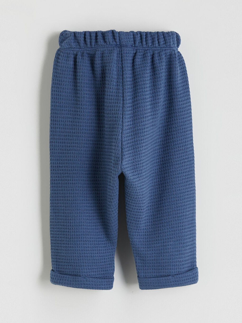 Ekru Bisiklet Yaka Çizgili Erkek Bebek Sweatshirt ve Pantolon 2'li-6