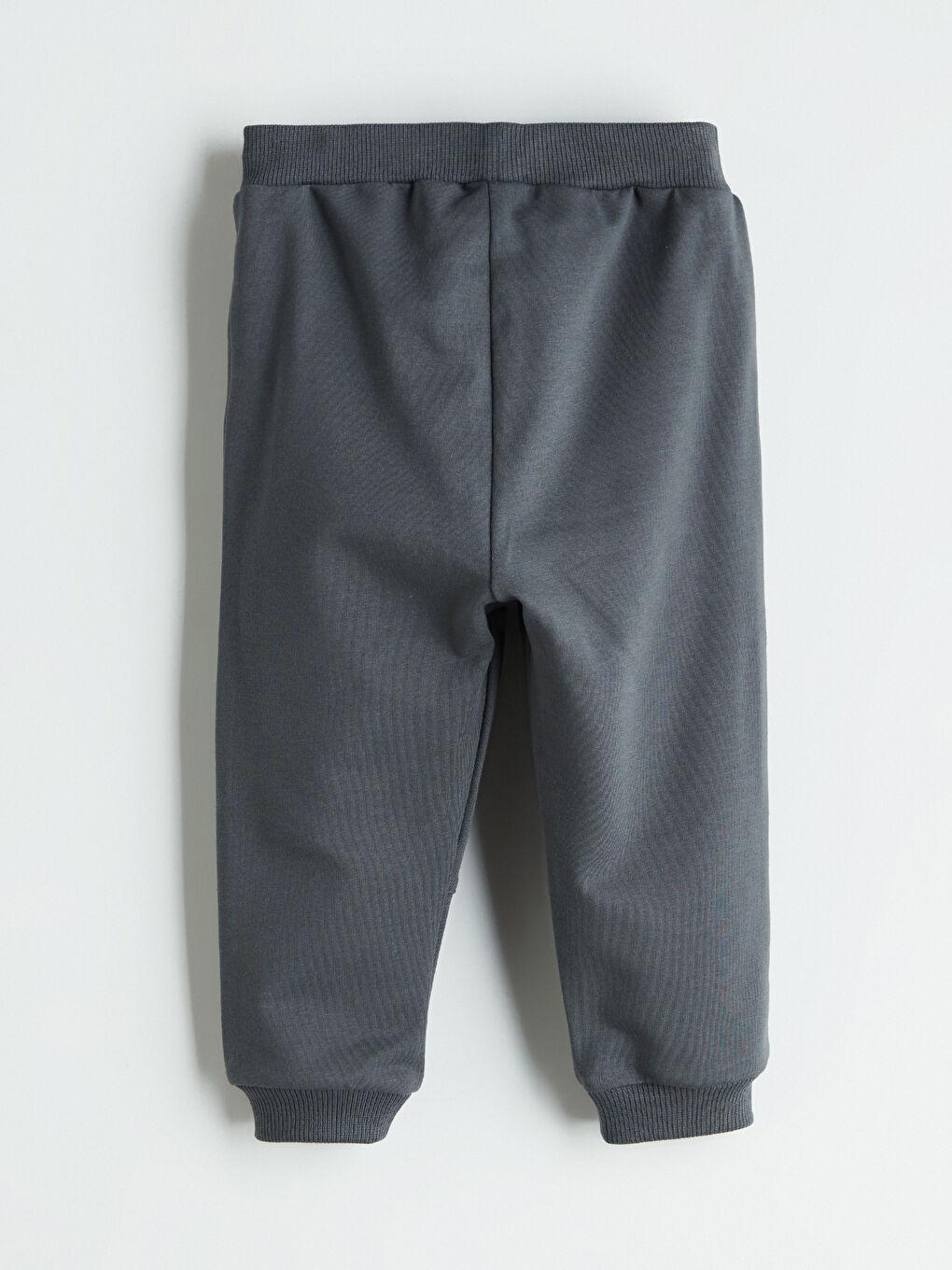 Gri Beli Lastikli Erkek Çocuk Eşofman Altı-1