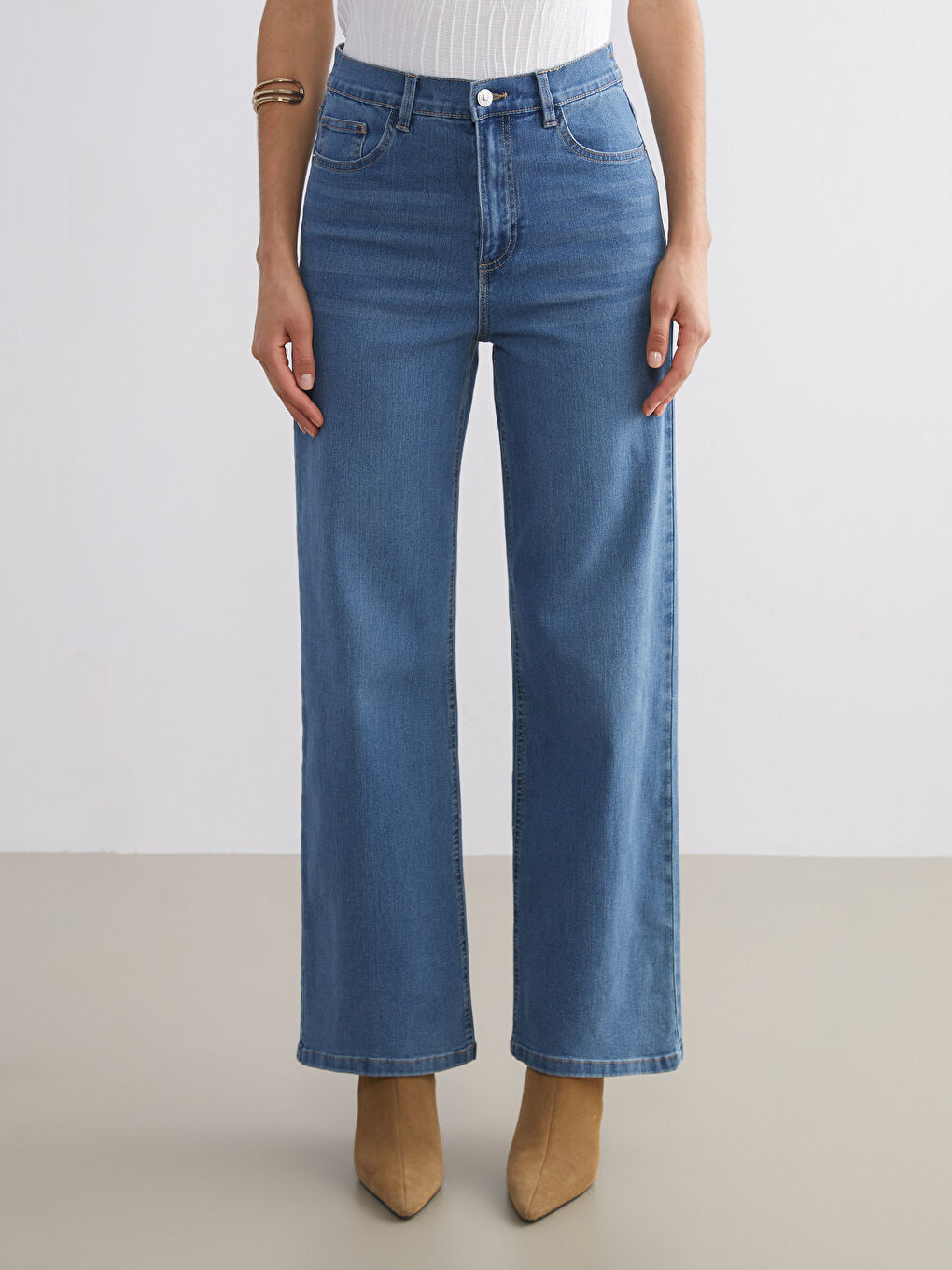 Wideleg Women's Jeans-1