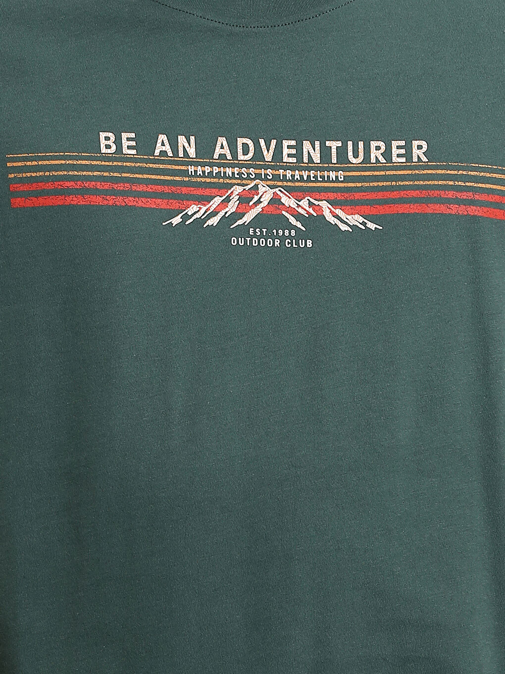 Crew Neck Printed Men's T-Shirt-2