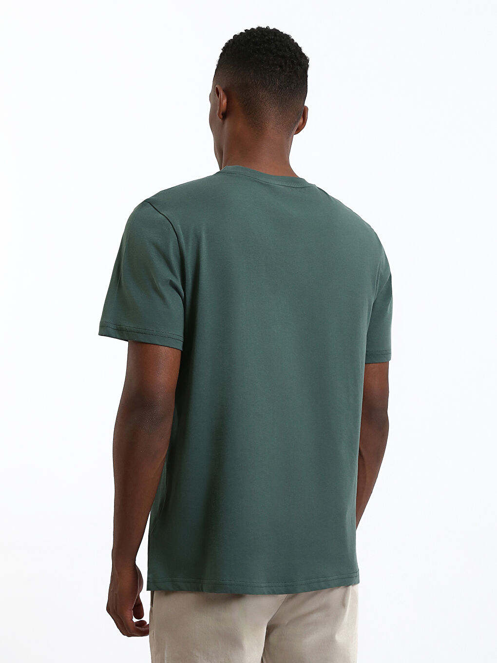 Crew Neck Printed Men's T-Shirt-4