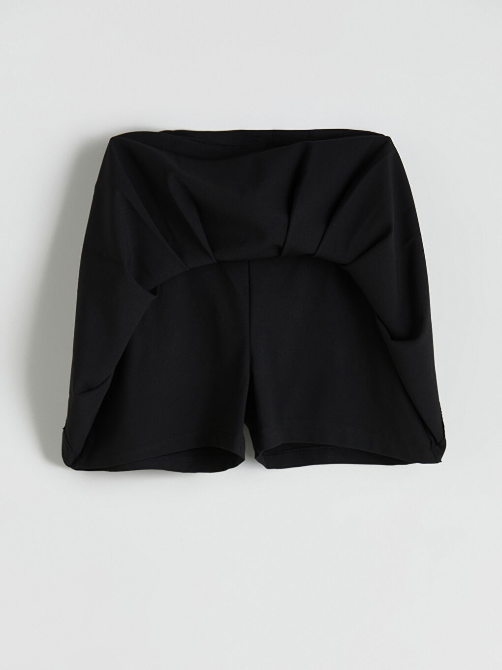 Siyah Pileli Kız Çocuk Şort Etek-2