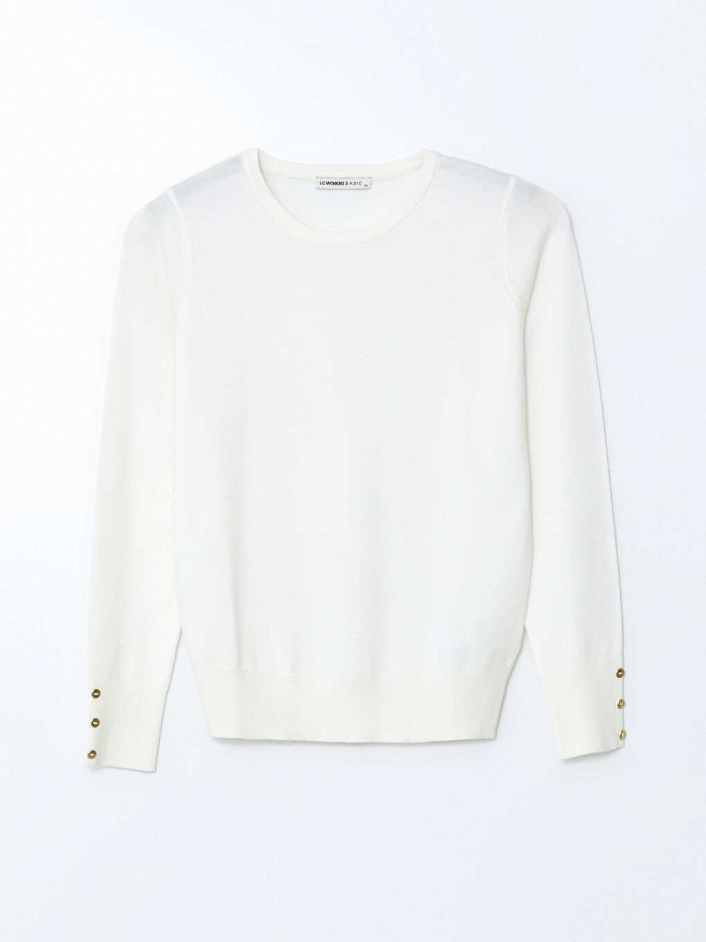 LCWAIKIKI Classic Crew Neck Women's Knitwear Sweater -W56984Z8-R9J