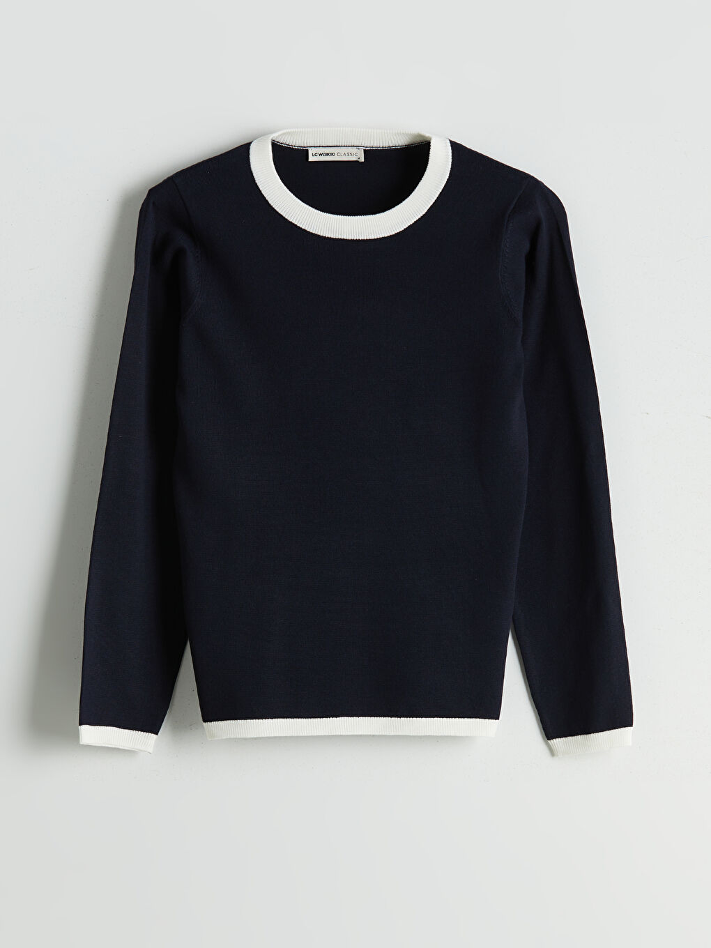 LCWAIKIKI Classic Crew Neck Women's Knitwear Sweater -W56989Z8-DDG