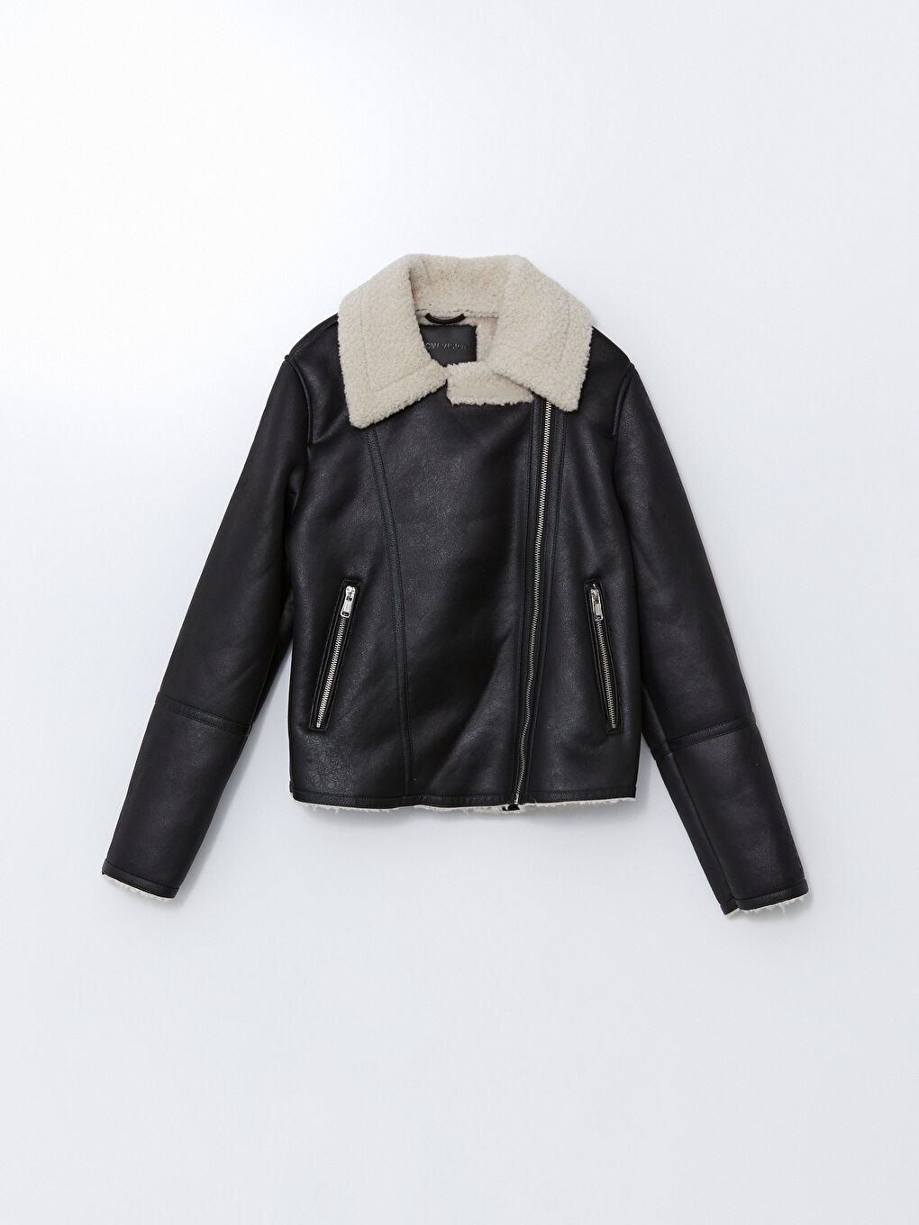 Shirt Collar Long Sleeve Women's Suede Coats-5